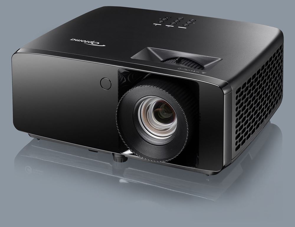 Optoma UHZ67 - Projector - Black - Angle View - Auratech LLC #color_black