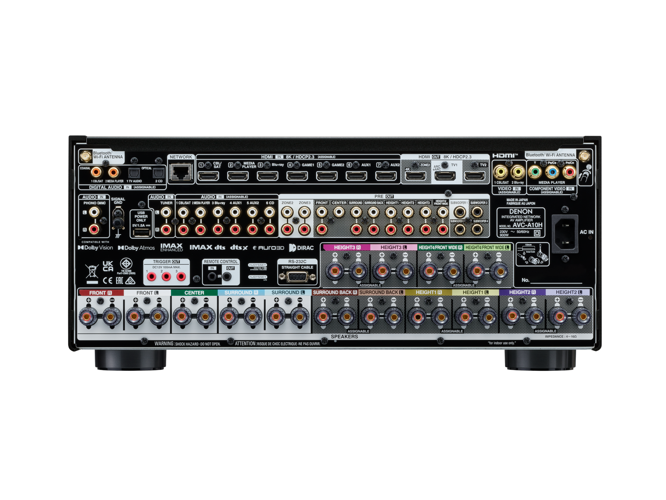 Denon AVC-A10H - 13.2 Channel AV Receiver - Auratech LLC
