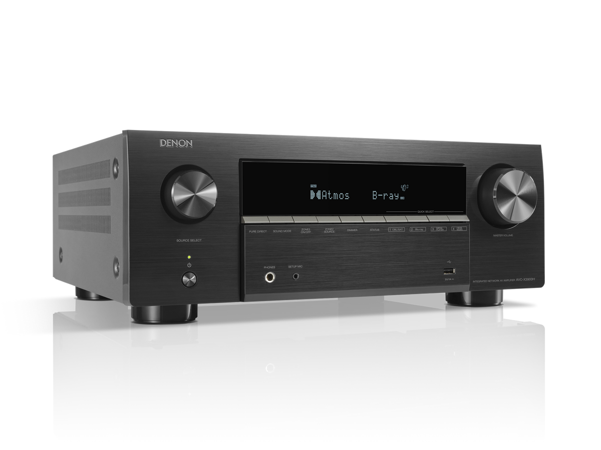 Denon AVC-X3900H - 9.4 Channel AV Receiver - Front View - Auratech LLC