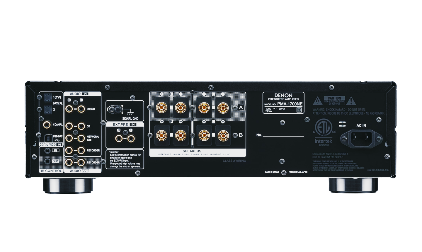 Denon PMA-1700NE - Integrated Amplifier with DAC Denon PMA-1700NE - Integrated Amp with DAC - Auratech LLC