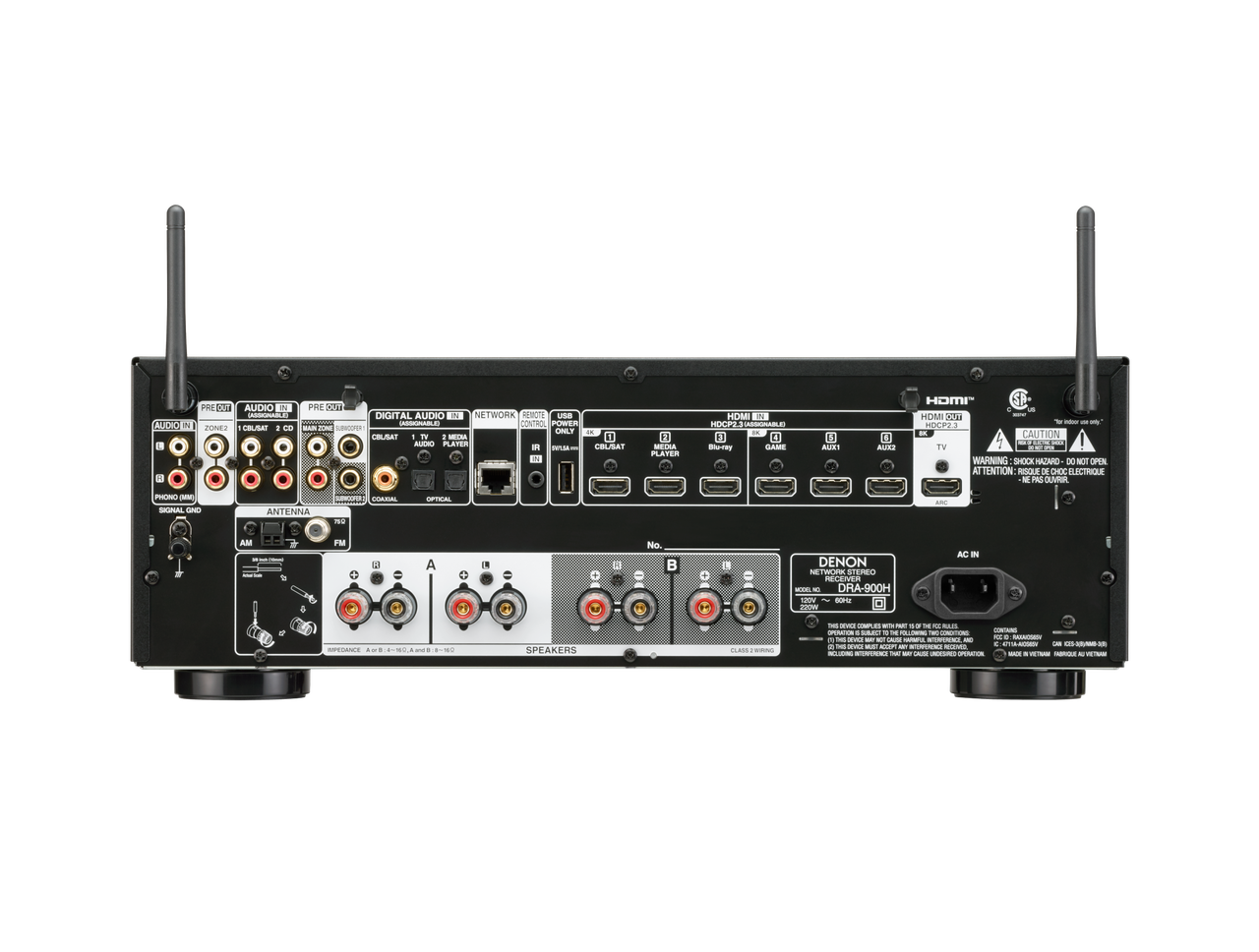 Denon DRA-900H - Stereo Network Receiver Denon DRA-900H - Stereo Network Receiver - Auratech LLC