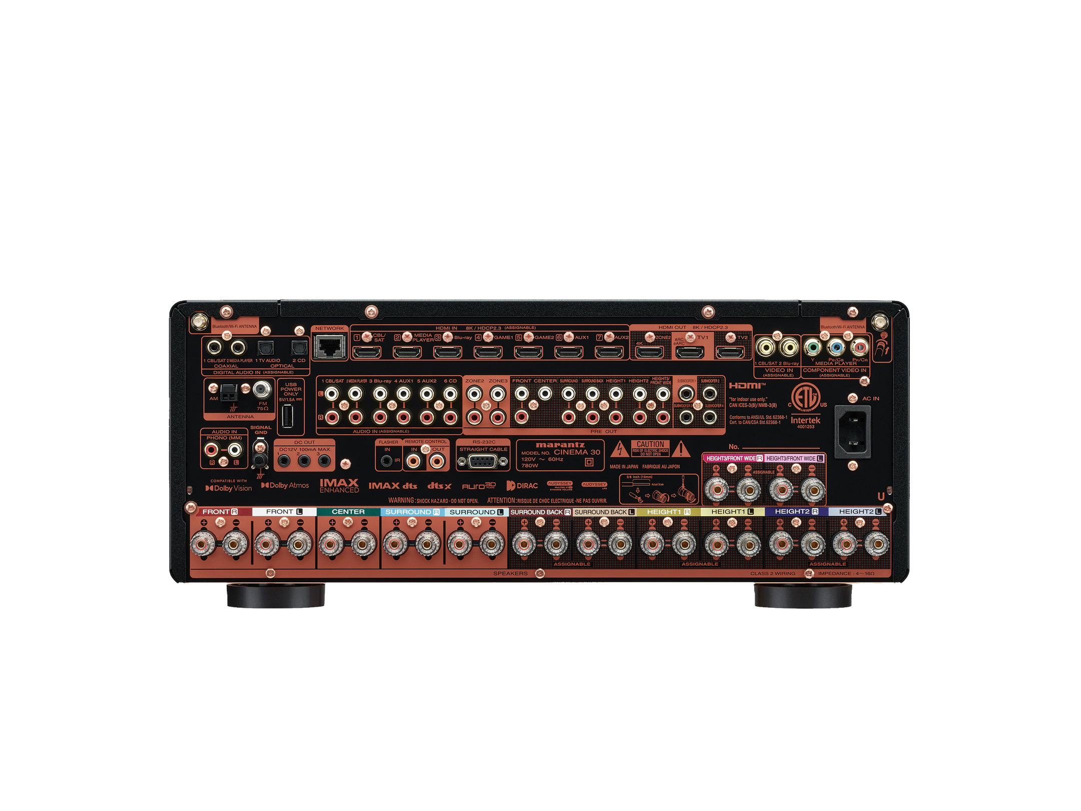 Marantz Cinema 30 - 11.4 Channel 8K AV Receiver - Auratech LLC