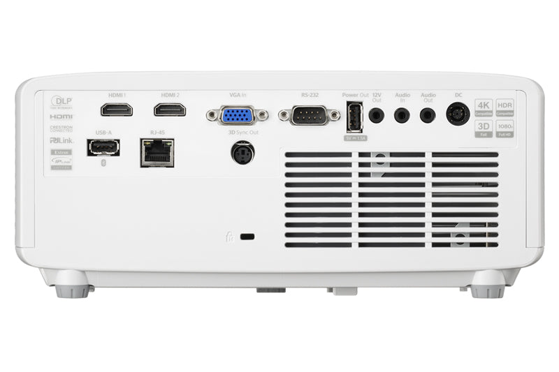 Optoma ZH401e - Projector - Back Panel - Auratech LLC