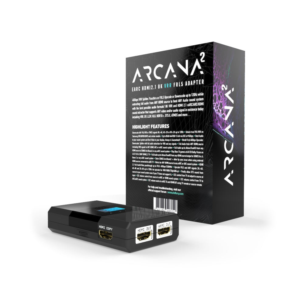 HDFury - 8K Arcana 2 VRR 40Gbps Video Processor HDFury - 8K Arcana 2 VRR 40Gbps Video Processor - Auratech LLC
