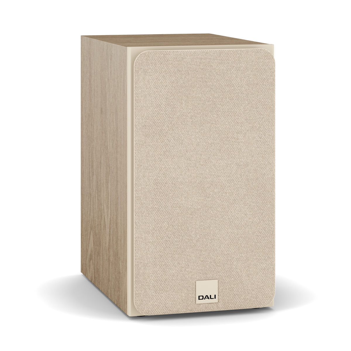 Dali Sonik 3 - Bookshelf Speaker - Pair - Natural Oak - Grille View - Auratech LLC #color_natural oak