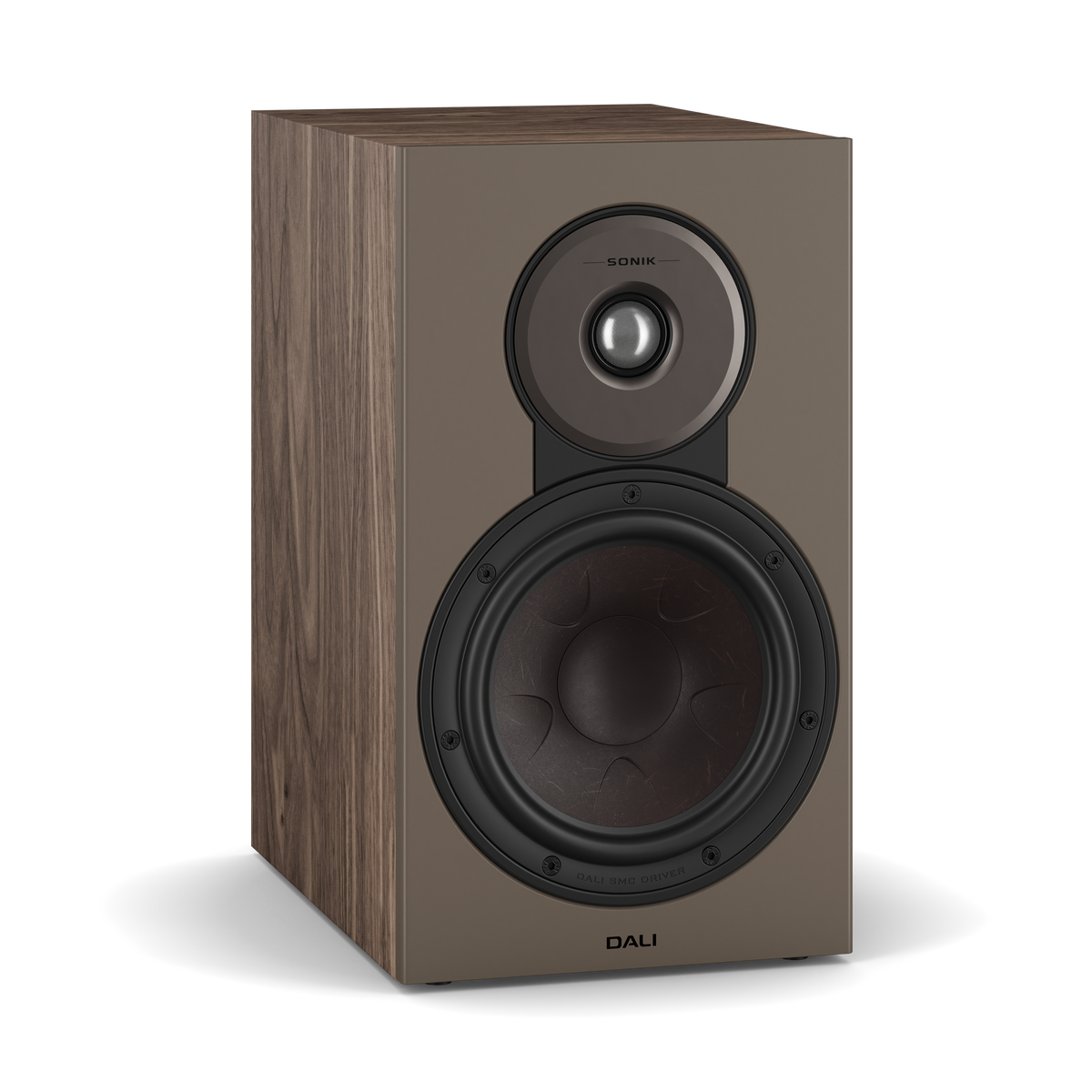 Dali Sonik 3 - Bookshelf Speaker - Pair - Walnut - Angle View - Auratech LLC #color_walnut