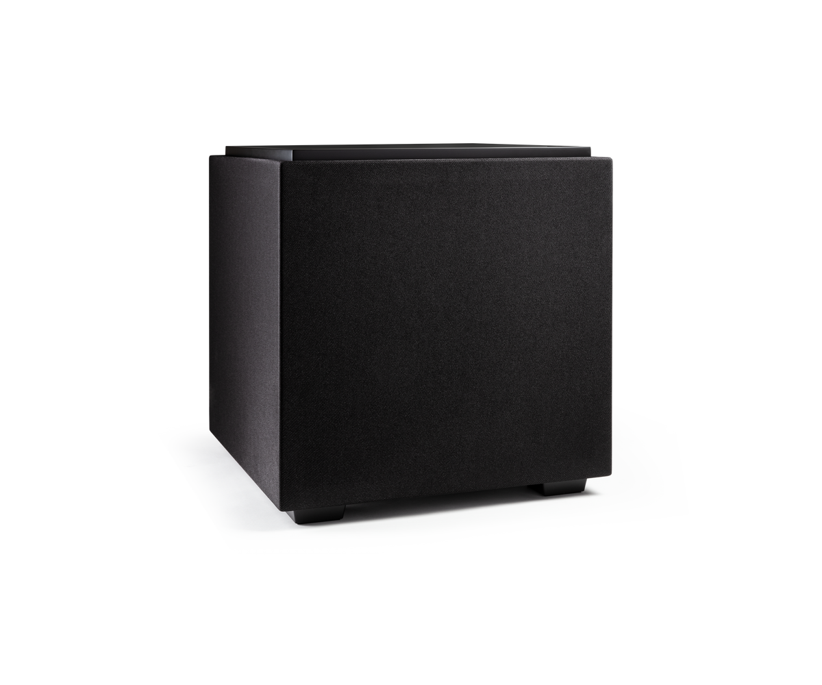 Definitive Technology Descend DN10 - 10 inch Subwoofer - Black - Angle View - Auratech LLC #color_black