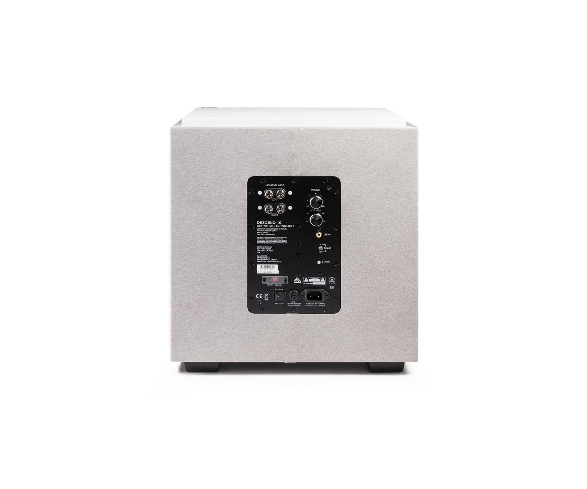 Definitive Technology Ultra Performance 10" - Subwoofer - Back View - Auratech LLC #color_white