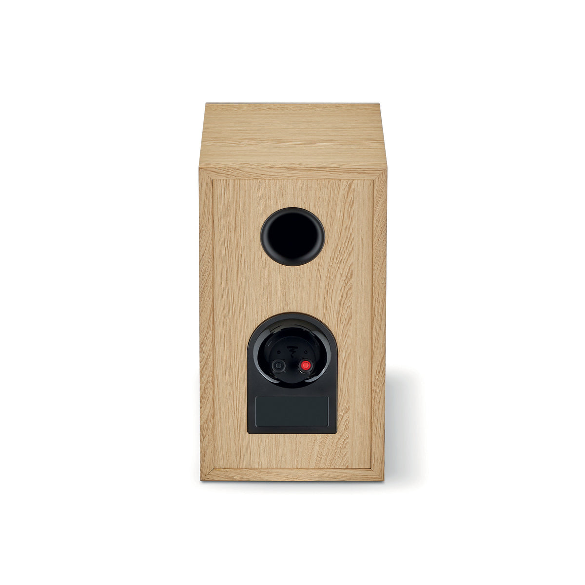 Focal Theva N1 - Bookshelf Speaker - Pair - Light Wood - Back View - Auratech LLC #color_light wood