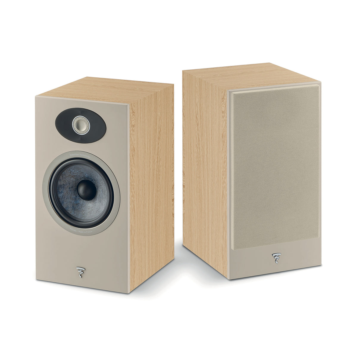 Focal Theva N1 - Bookshelf Speaker - Pair - Light Wood - Auratech LLC #color_light wood