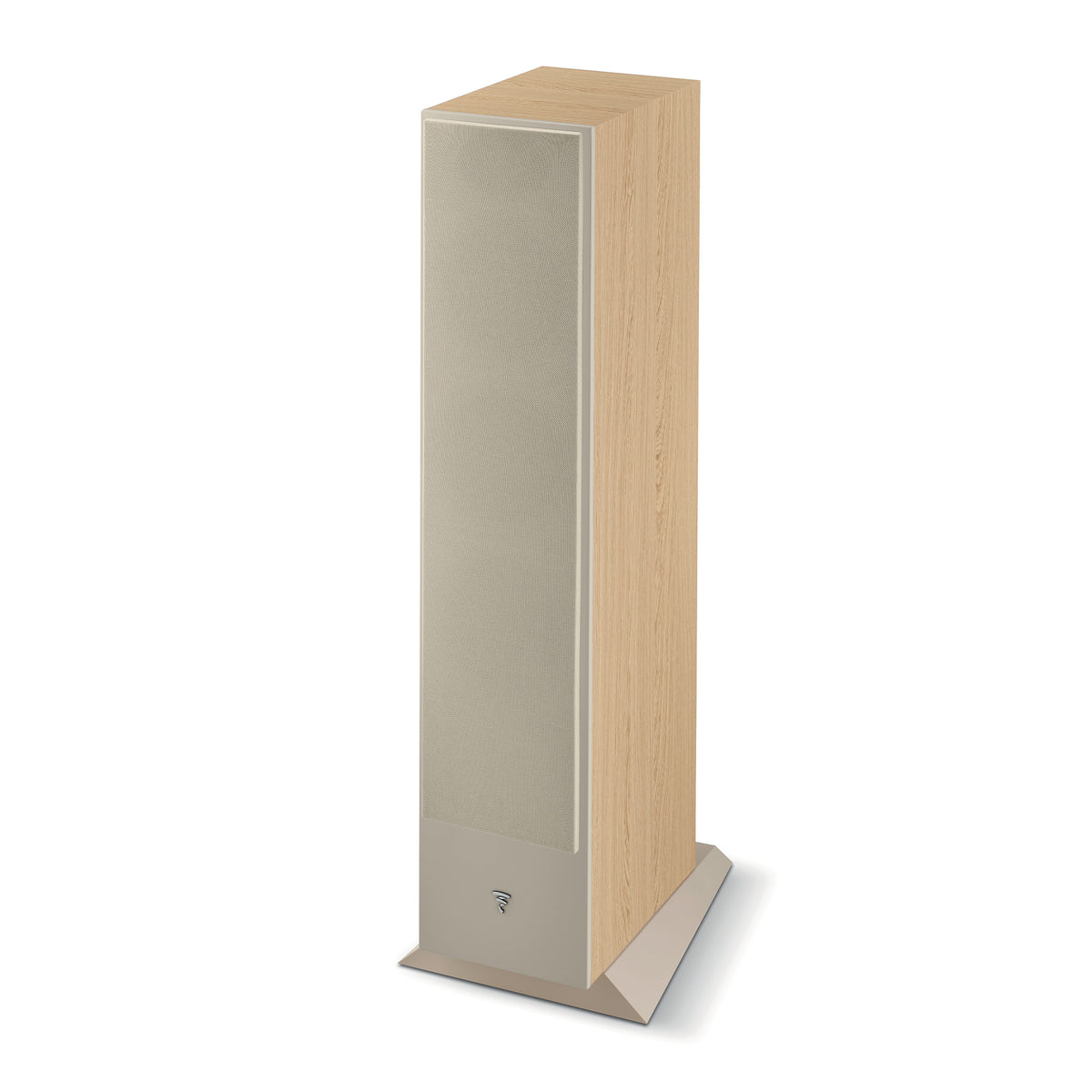 Focal Theva N2 - Bookshelf Speaker - Pair - Light Wood - Grille View - Auratech LLC #color_light wood