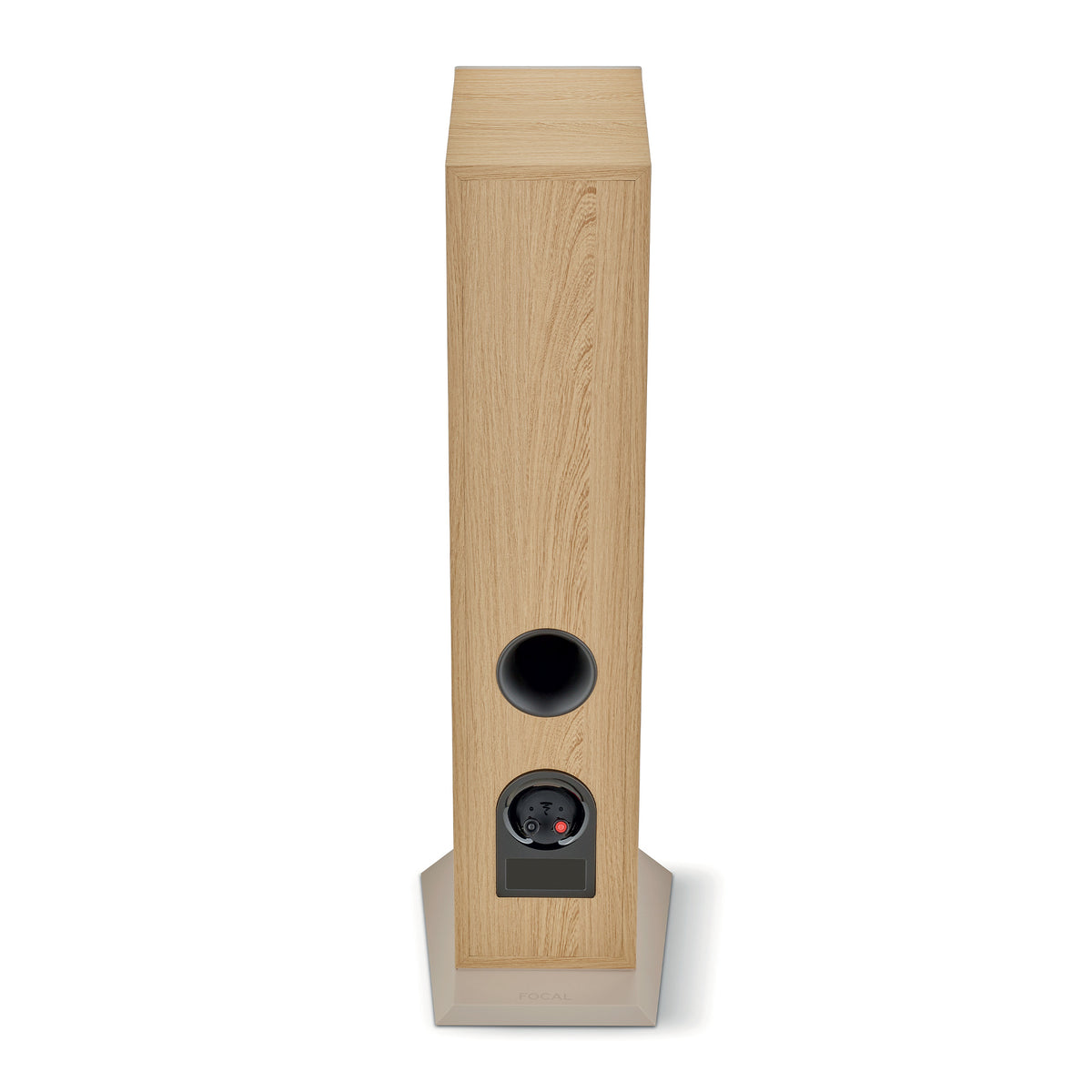 Focal Theva N2 - Bookshelf Speaker - Pair - Light Wood - Back View - Auratech LLC #color_light wood
