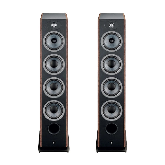Focal Vestia N3 - Floor Standing Speaker - Pair - Auratech LLC #color_dark wood