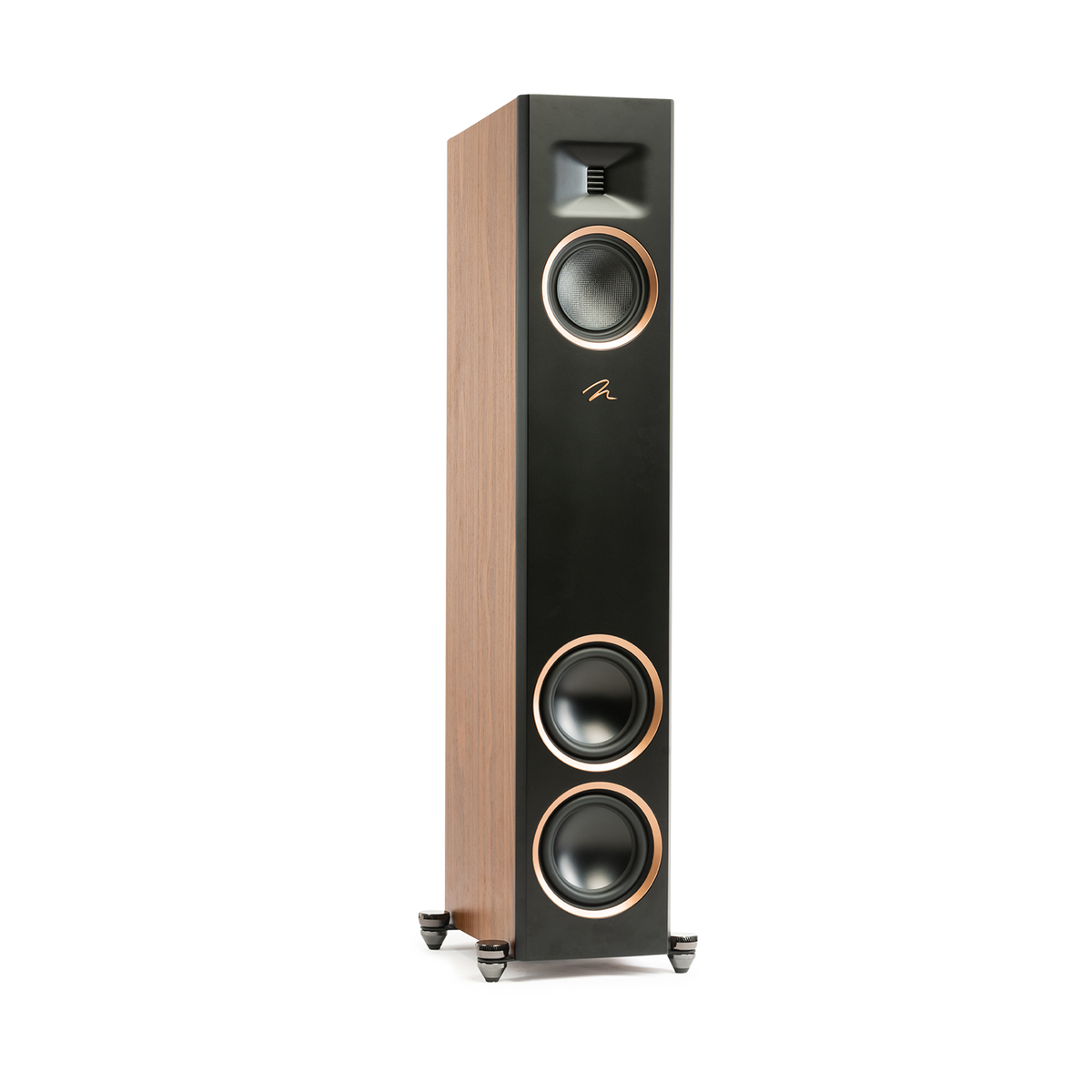 Martin Logan Motion F20 - Floor Standing Speaker - Pair - Front View - Auratech LLC #color_walnut