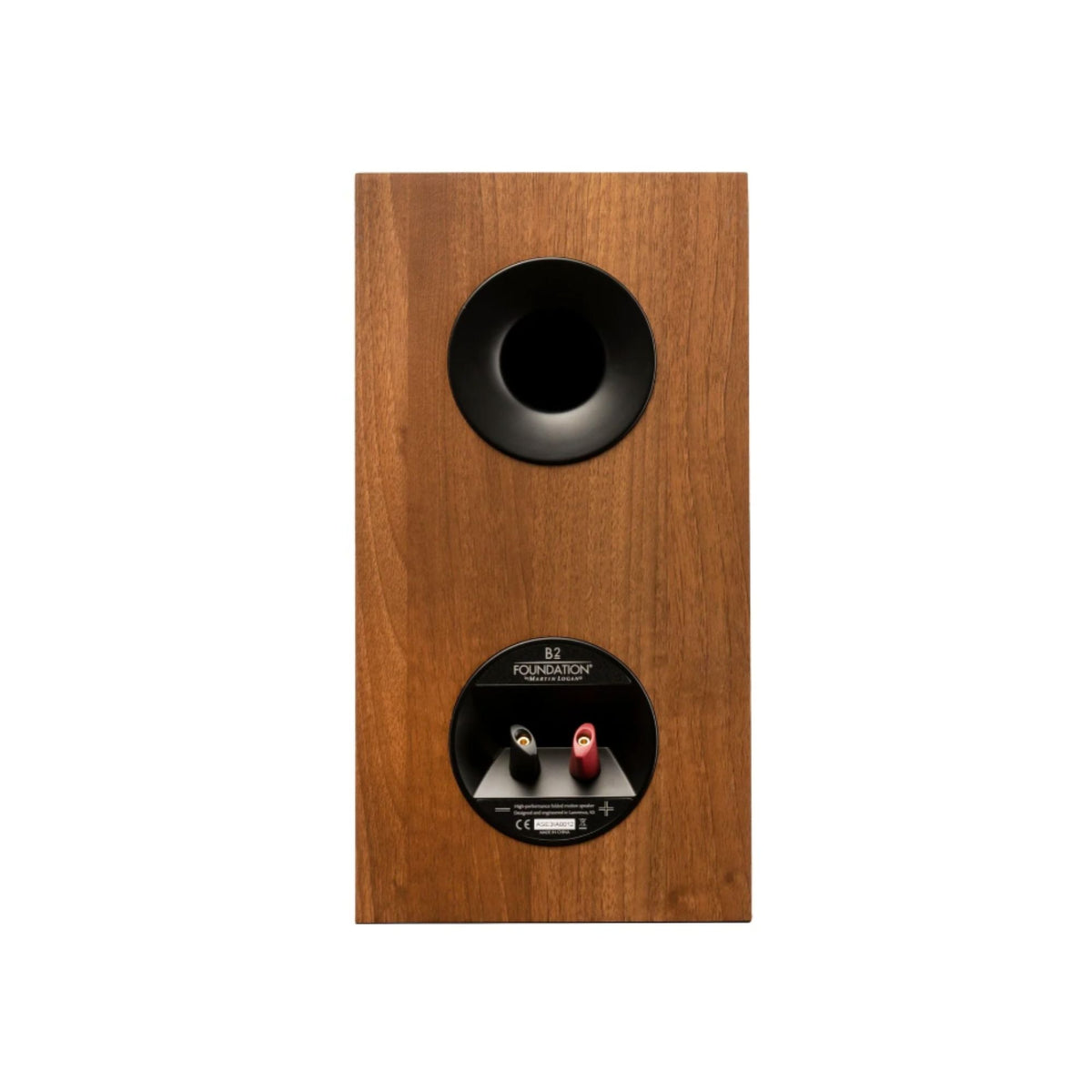 Martin Logan Motion Foundation B2 - Bookshelf Speaker - Pair - Walnut - Auratech LLC #color_walnut