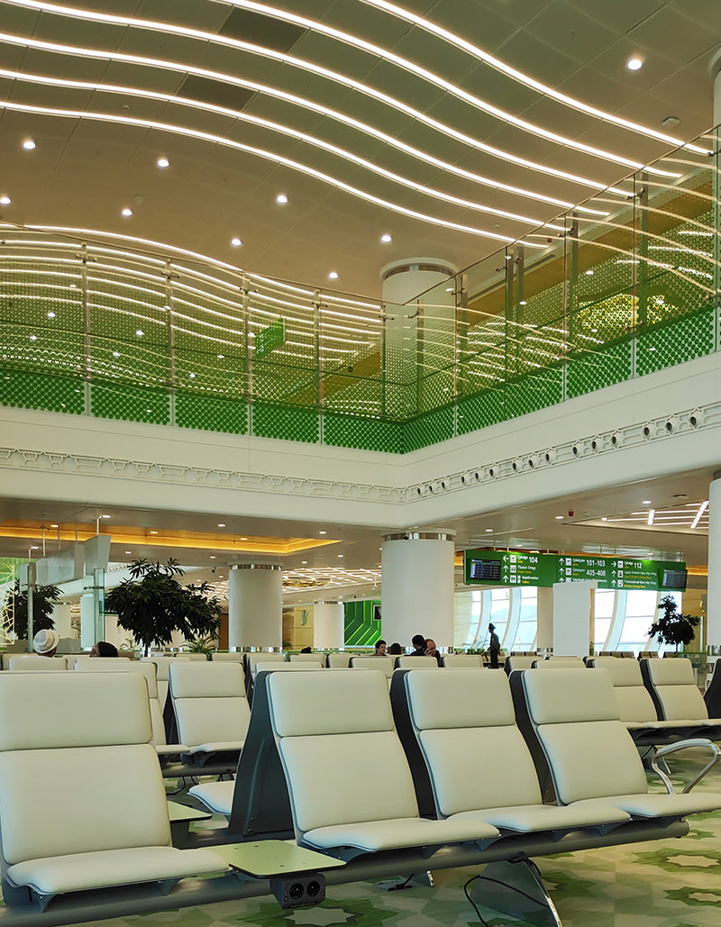 Office lounge acoustic ceiling - Auratech Dubai