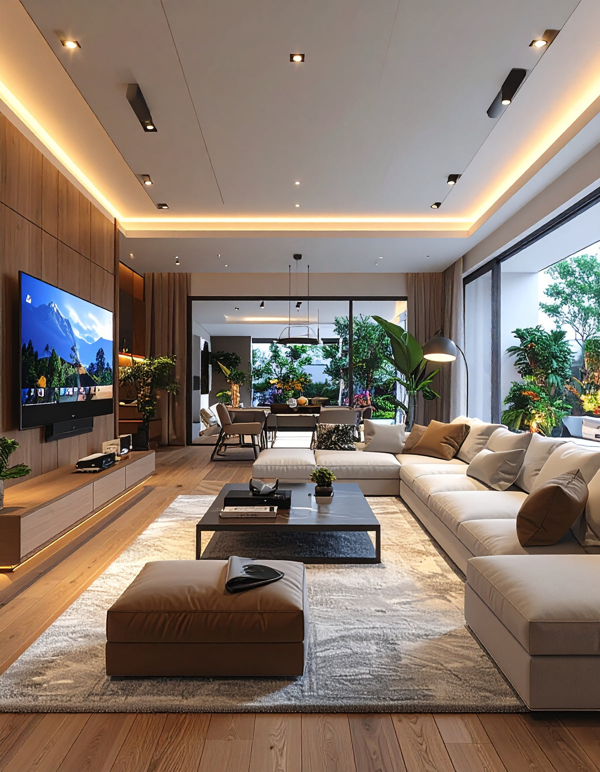 Living room TV - Auratech Dubai
