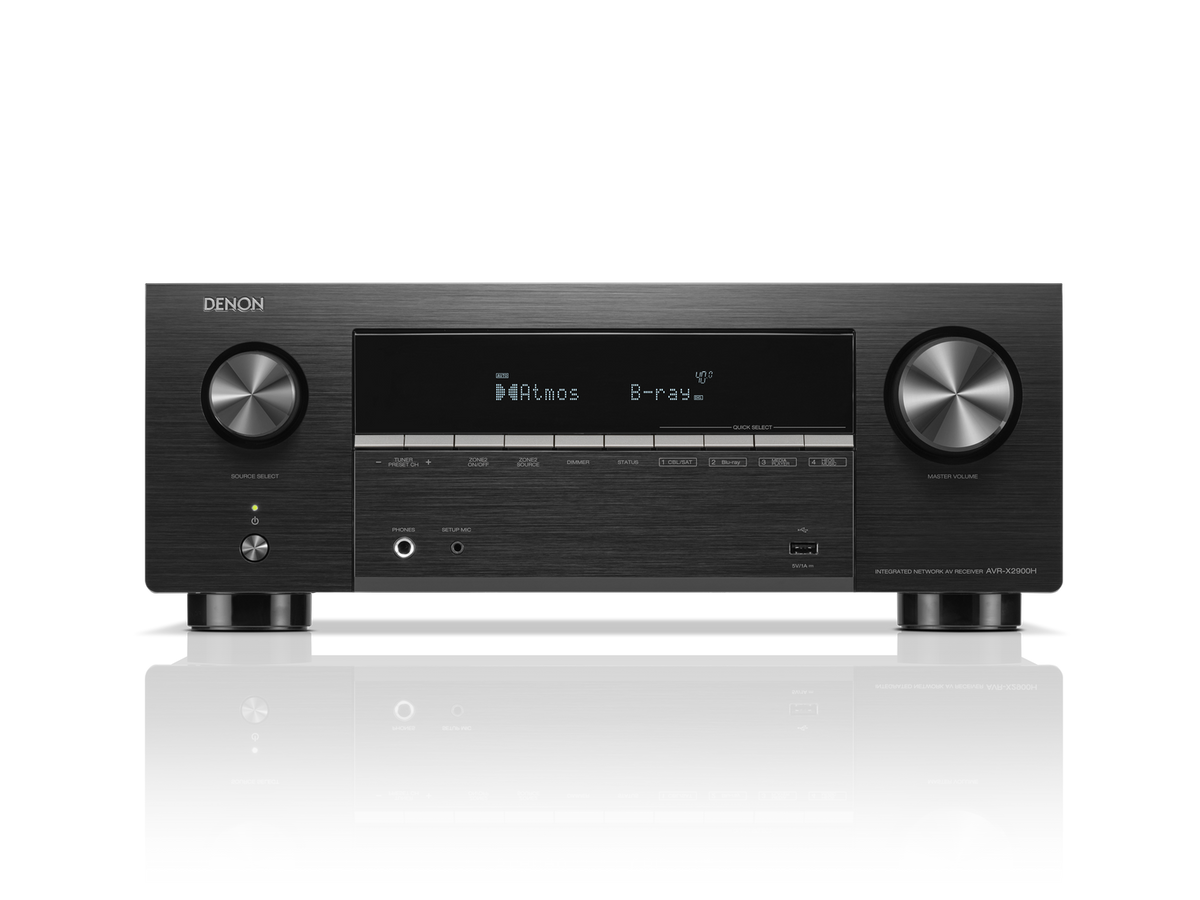 Denon AVR-X2900H - 7.2 Channel AV Receiver - Alternate View 1 - Auratech LLC