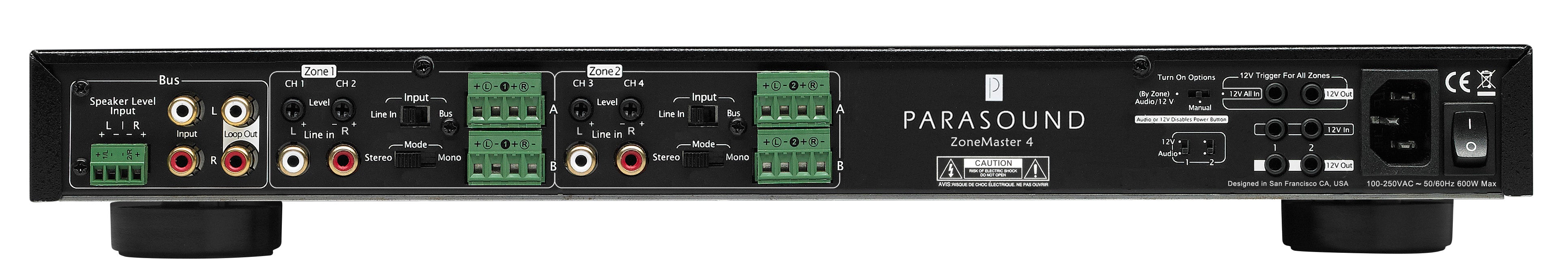 Parasound - ZM 4 Power Amplifier Parasound - ZM 4 - Auratech LLC