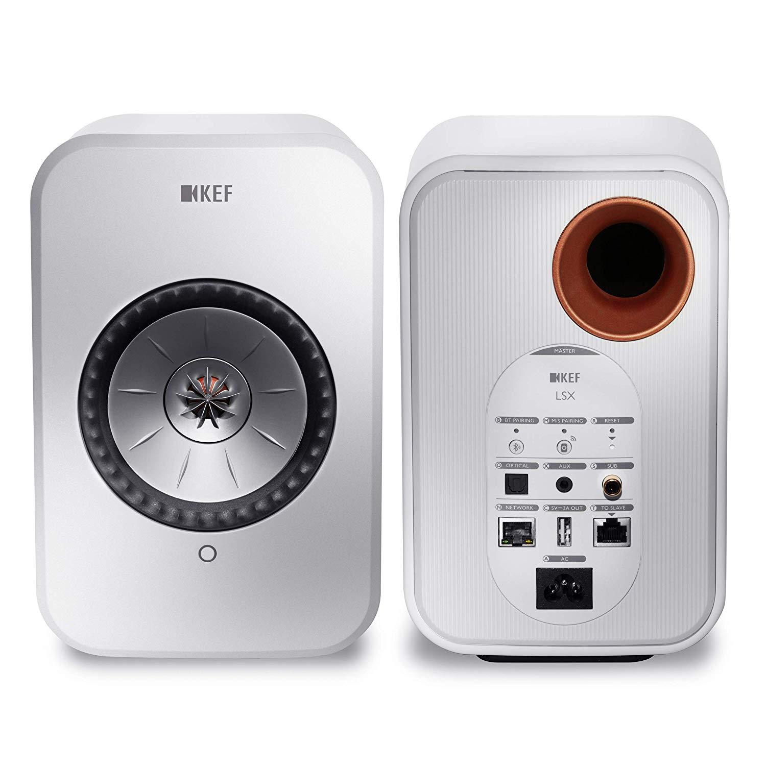 KEF LSX - Wireless Bookshelf Speaker  - Black KEF LSX - Wireless Music System - Black - Auratech LLC