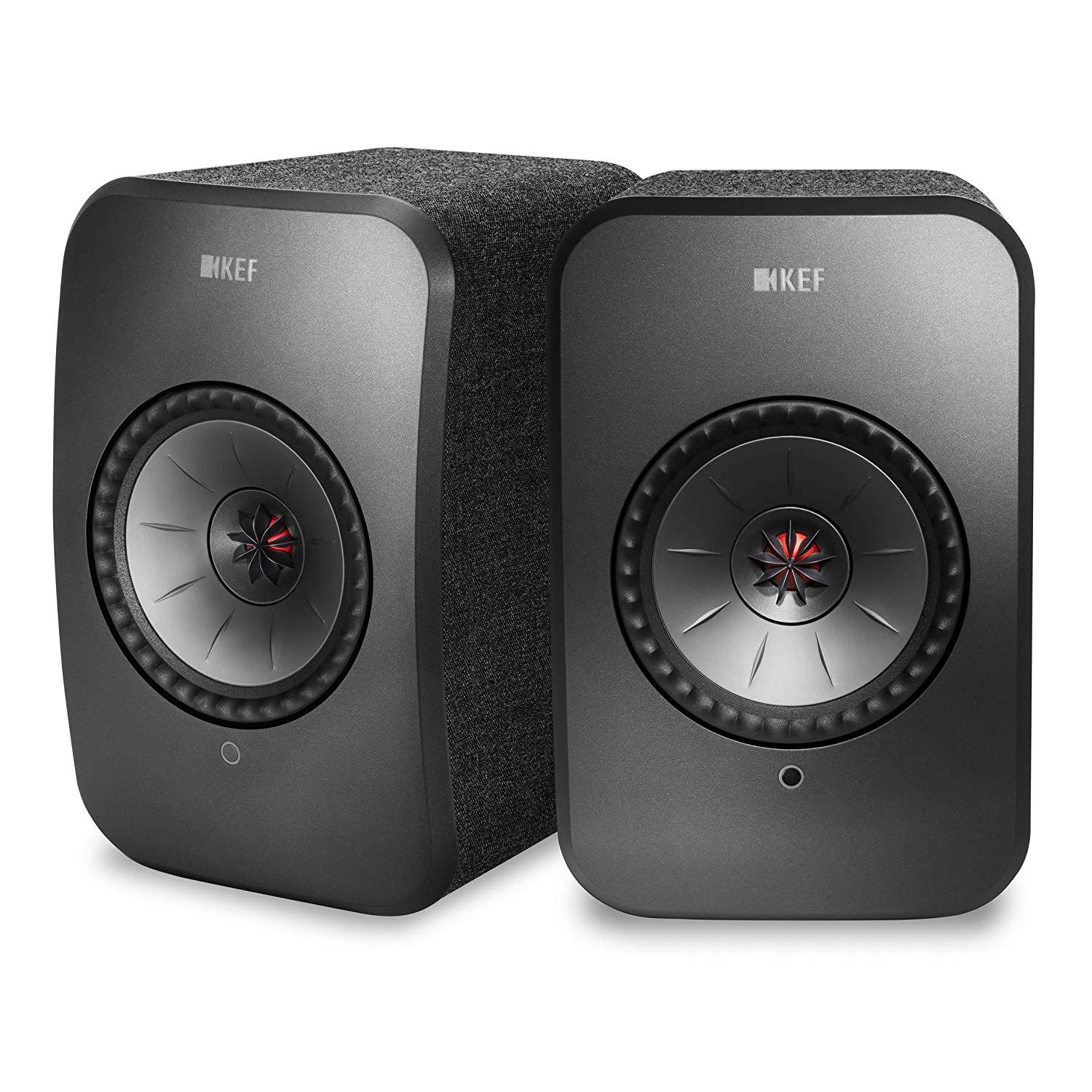 KEF LSX - Wireless Bookshelf Speaker  - Black KEF LSX - Wireless Music System - Black - Auratech LLC
