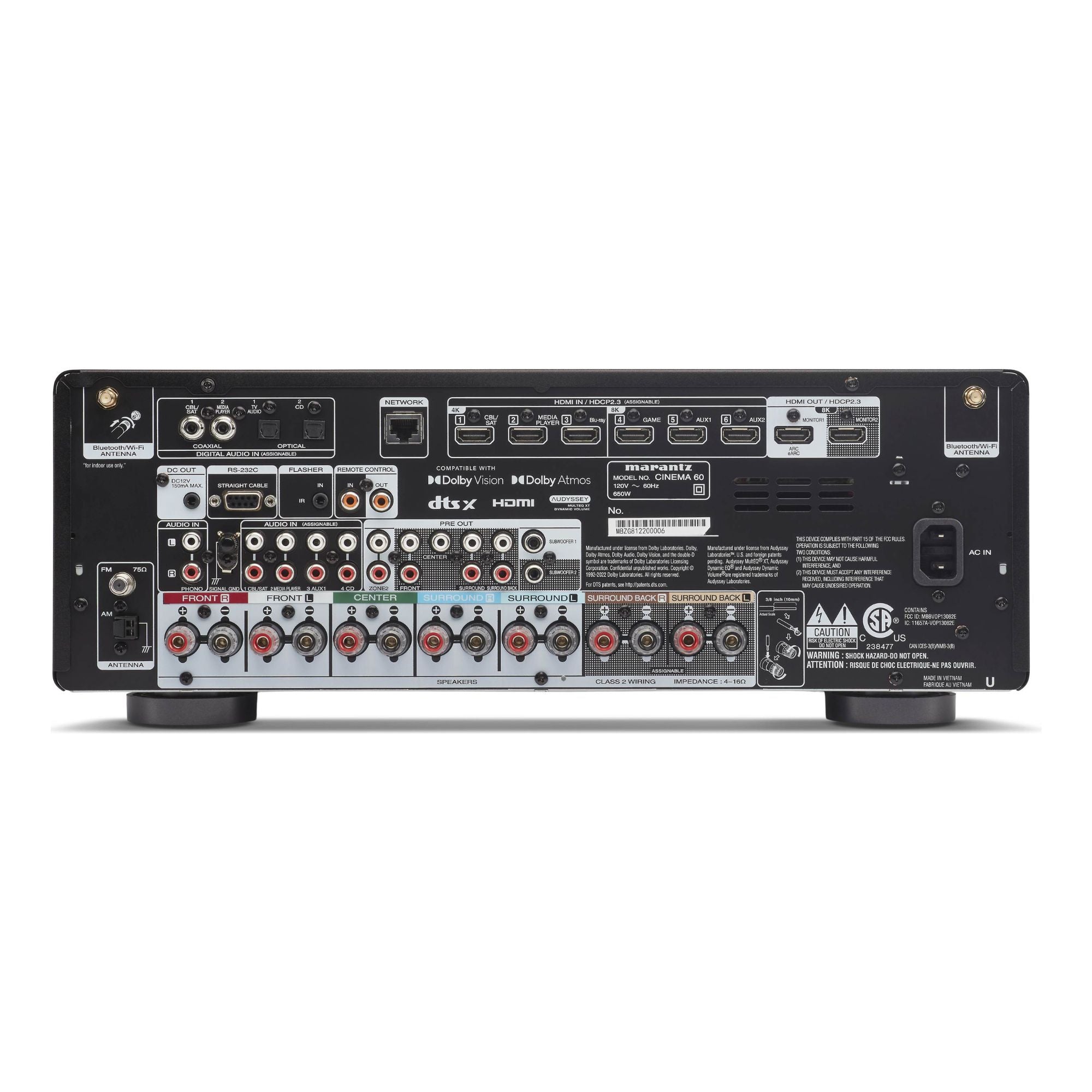 Marantz Cinema 60 - 7.2 Channel 8K AV Receiver Marantz Cinema 60 - 7.2 Channel 8K AV Receiver - AVStore