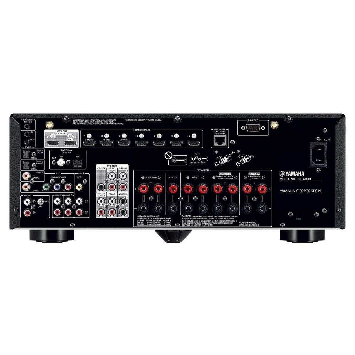 Yamaha RX-A880 Aventage - 7.2 Channel AV Receiver Yamaha RX-A880 Aventage - 7.2 Channel AV Receiver - Auratech LLC