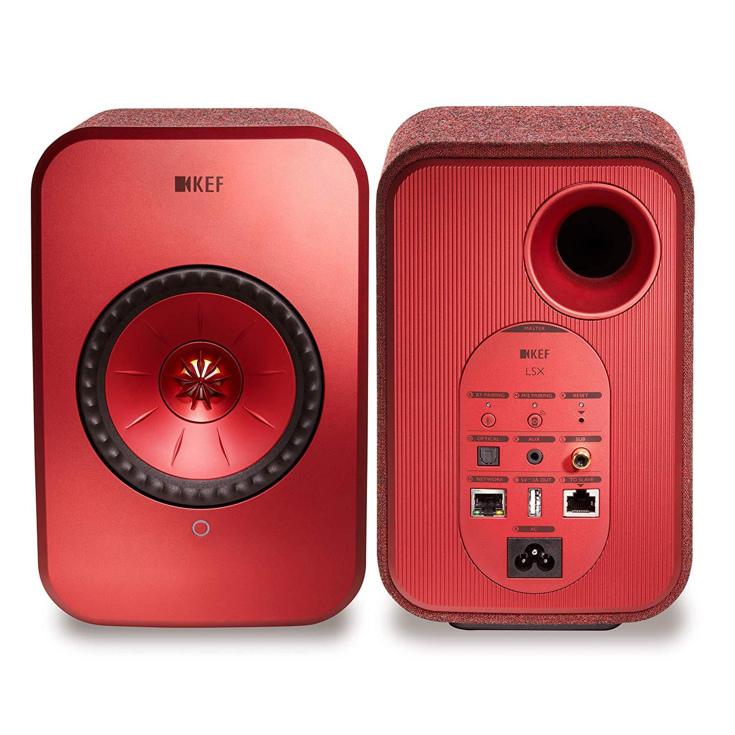 KEF LSX - Wireless Bookshelf Speaker  - Black KEF LSX - Wireless Music System - Black - Auratech LLC