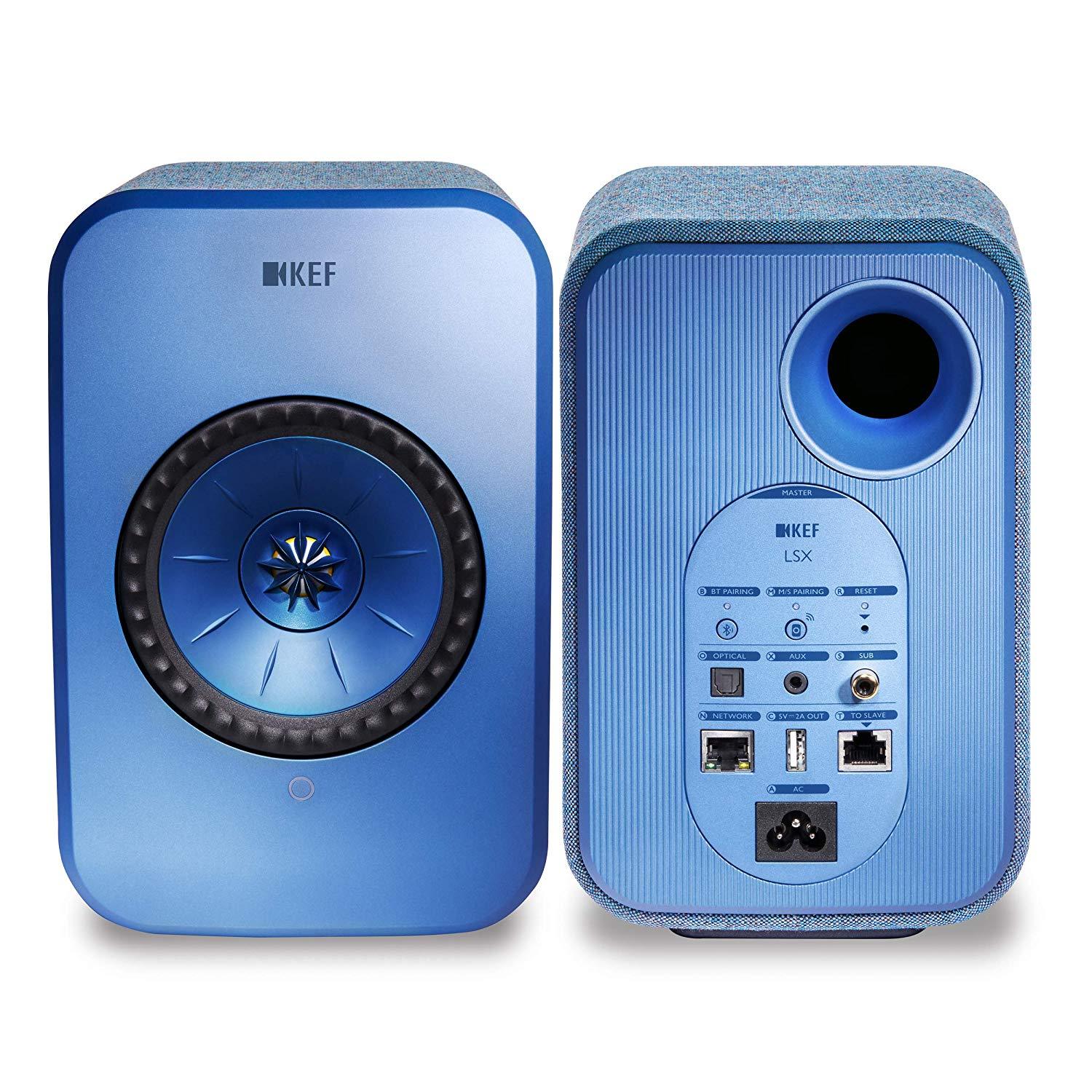 KEF LSX - Wireless Bookshelf Speaker  - Black KEF LSX - Wireless Music System - Black - Auratech LLC