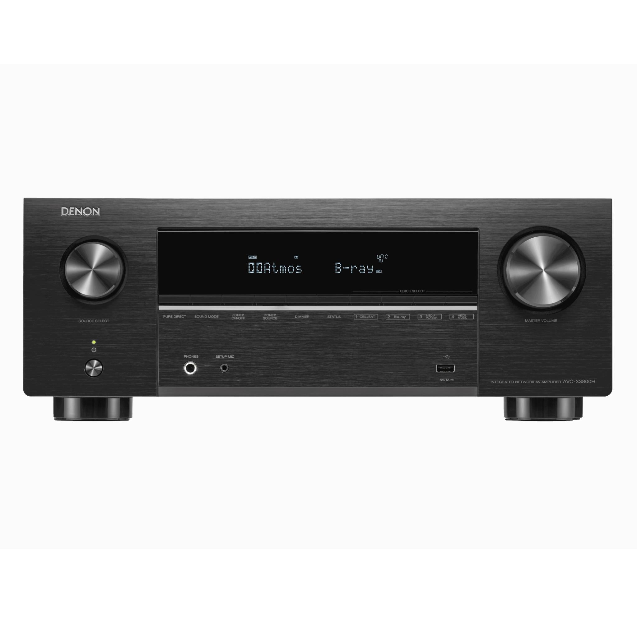 Denon AVC-X3800H - 9.4 Channel 8K AV Receiver Denon AVC-X3800H - 9.4 Channel 8K AV Receiver - AVStore
