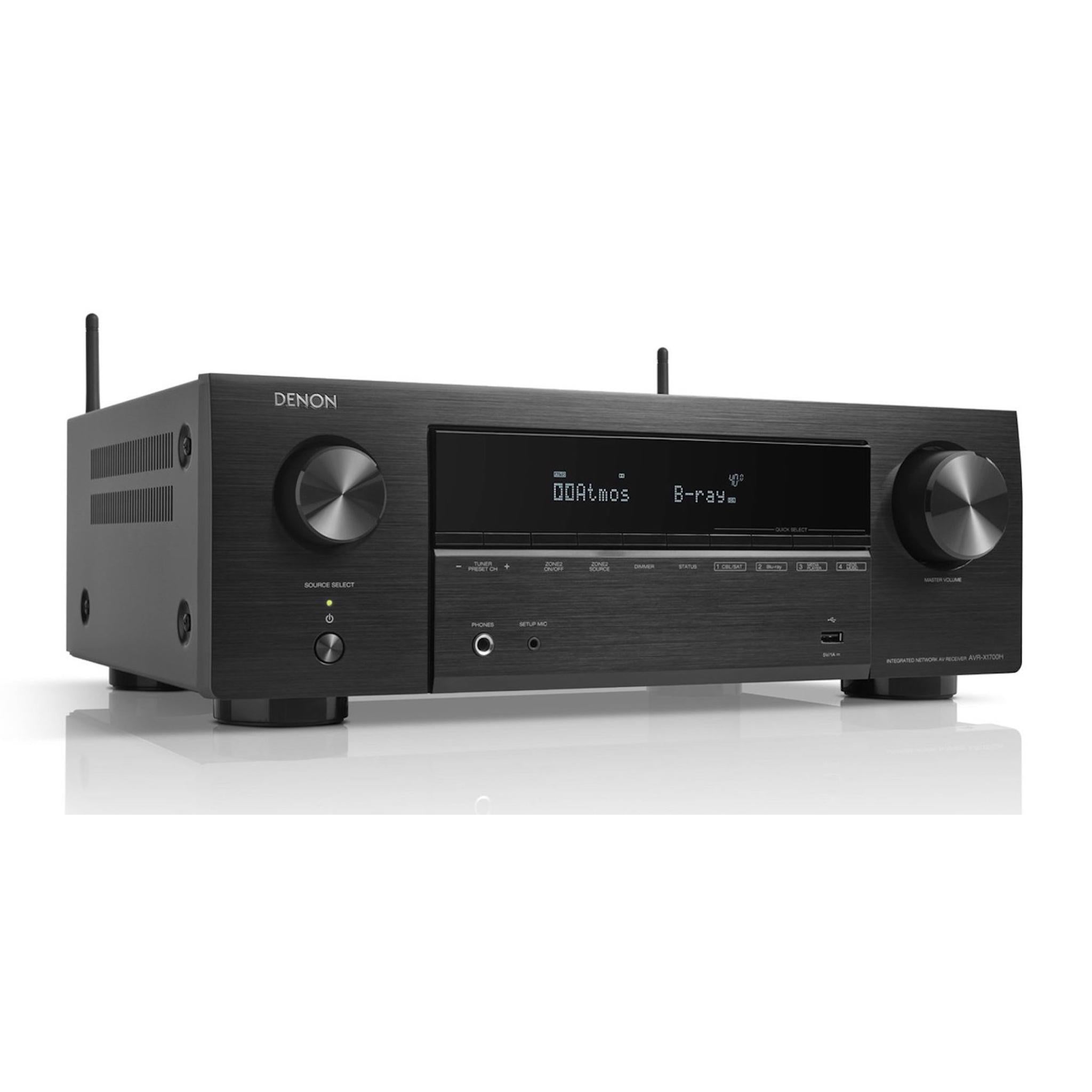 Denon AVR-X1700H - 7.2 Channel AV Receiver Denon AVR-X1700H - 7.2 Channel AV Receiver - AVStore