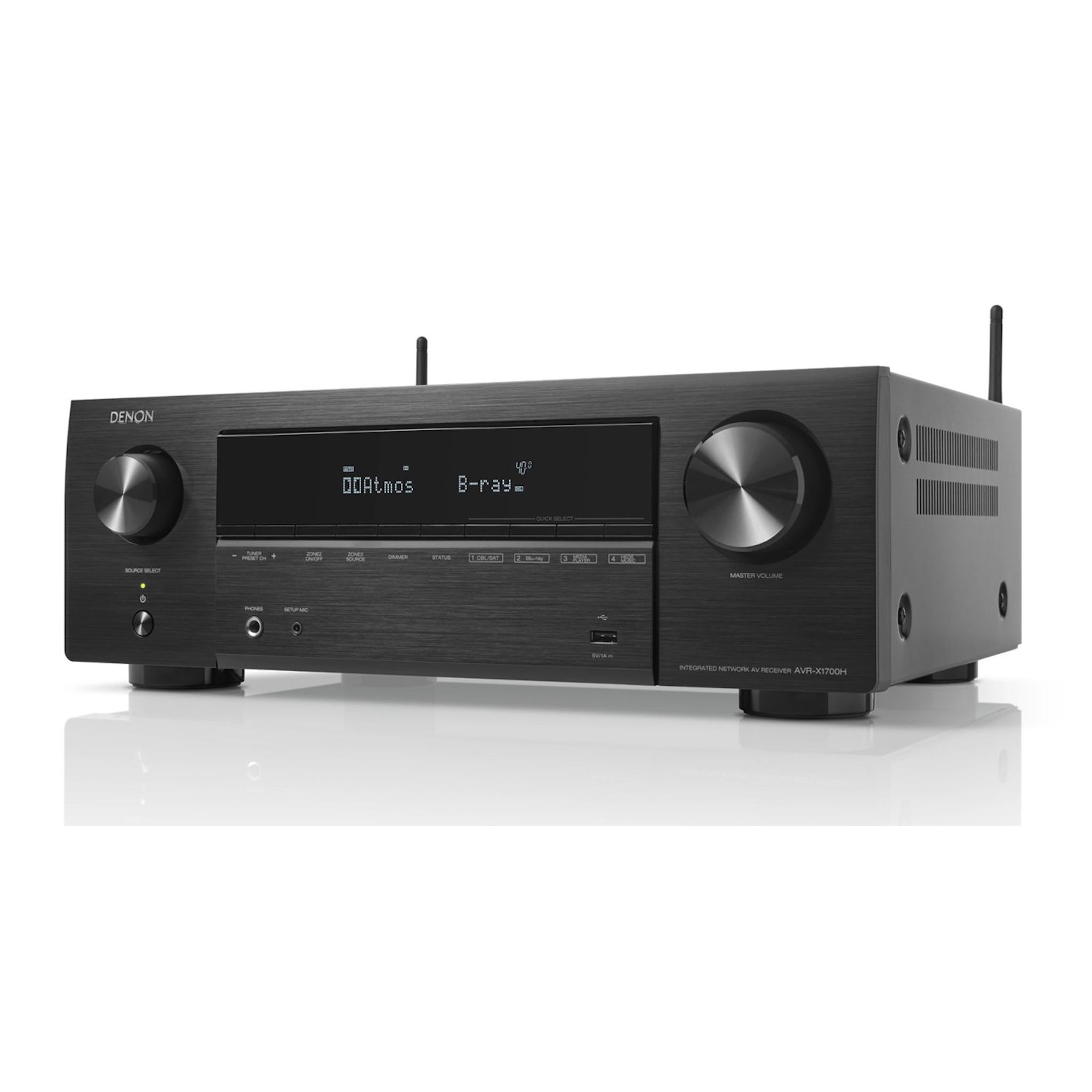Denon AVR-X1700H - 7.2 Channel AV Receiver Denon AVR-X1700H - 7.2 Channel AV Receiver - AVStore