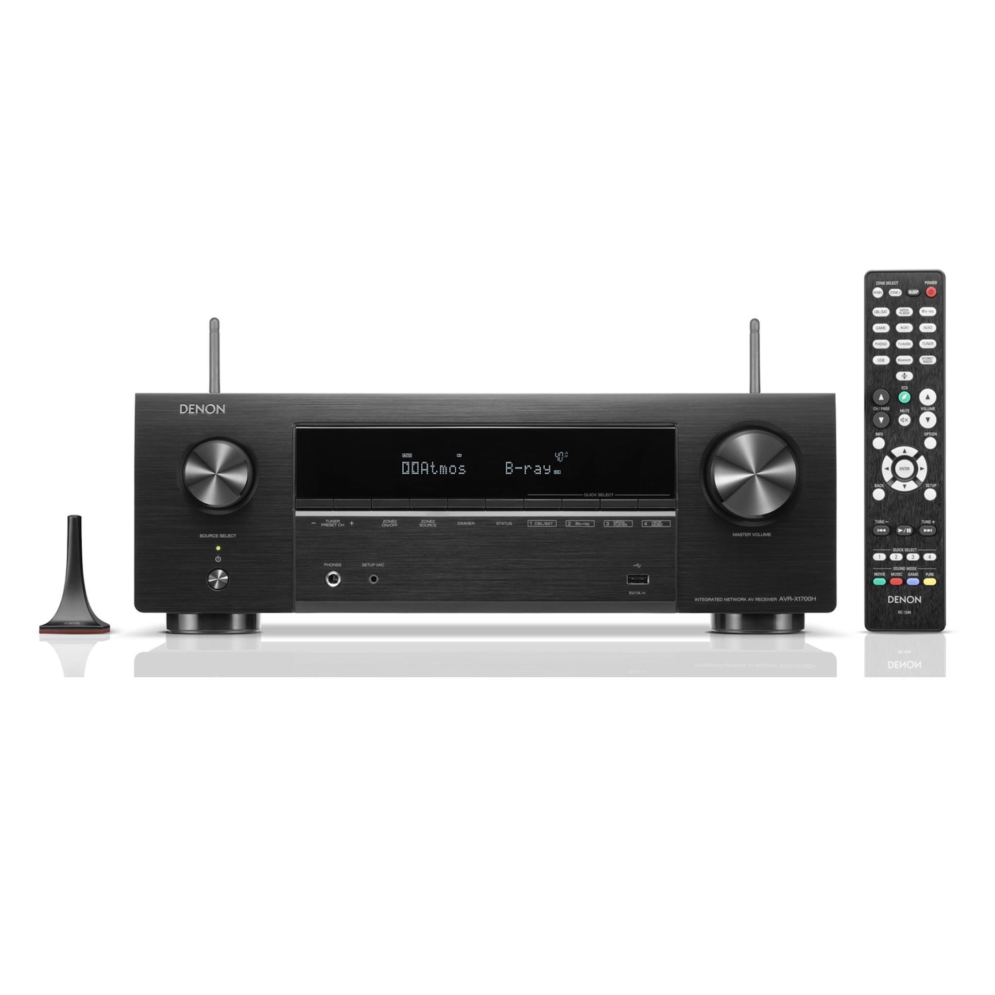 Denon AVR-X1700H - 7.2 Channel AV Receiver Denon AVR-X1700H - 7.2 Channel AV Receiver - AVStore
