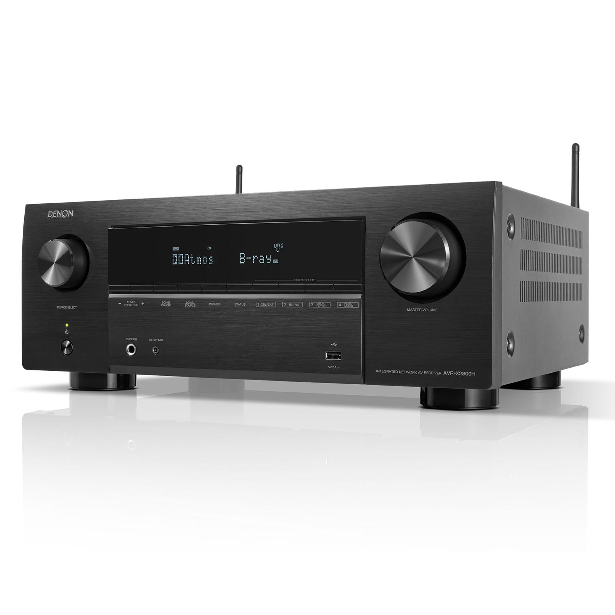 Denon AVR-X2800H - 7.2 Channel 8K AV Receiver Denon AVR-X2800H - 7.2 Channel 8K AV Receiver, Denon, AV Receiver - AVStore.in