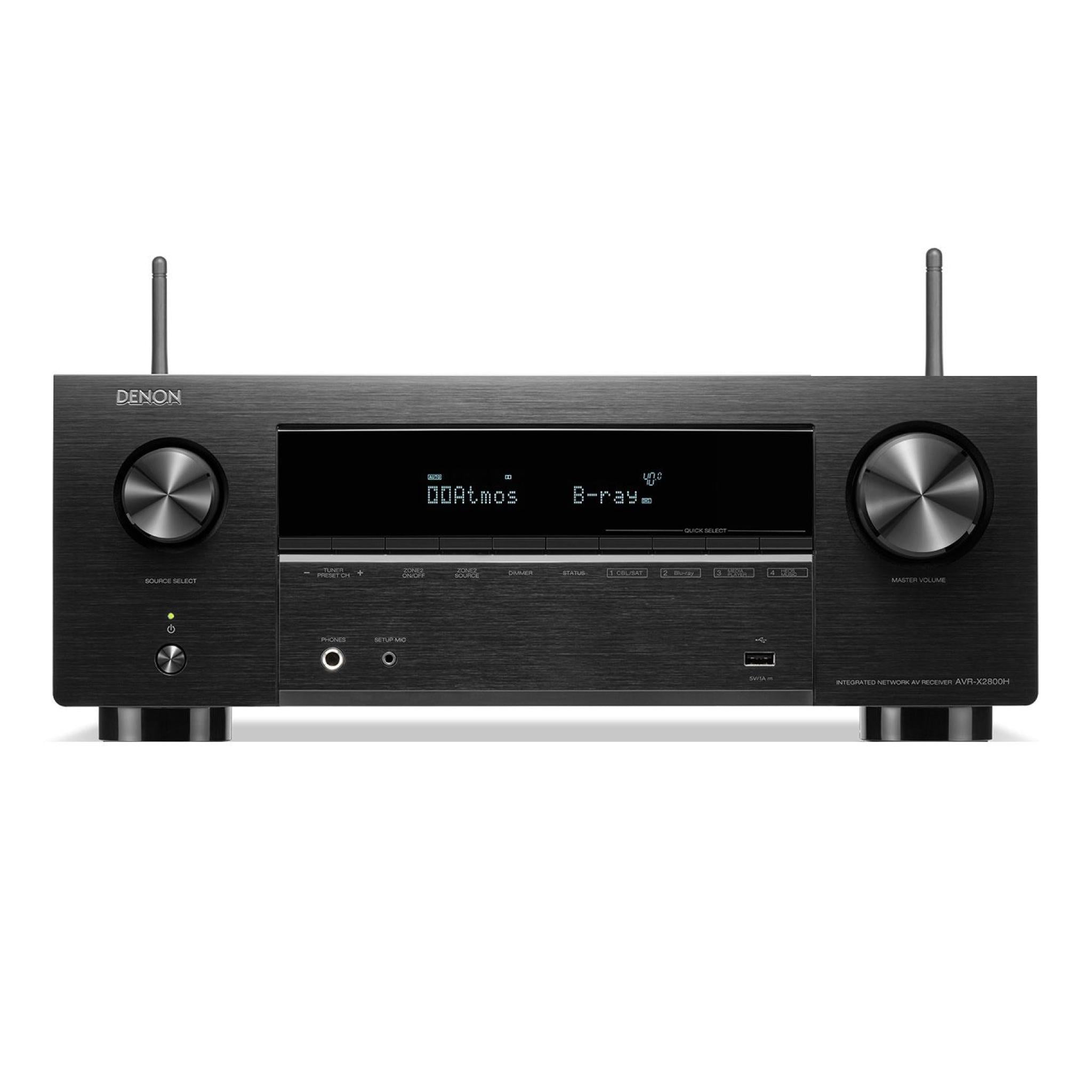 Denon AVR-X2800H - 7.2 Channel 8K AV Receiver Denon AVR-X2800H - 7.2 Channel 8K AV Receiver, Denon, AV Receiver - AVStore.in