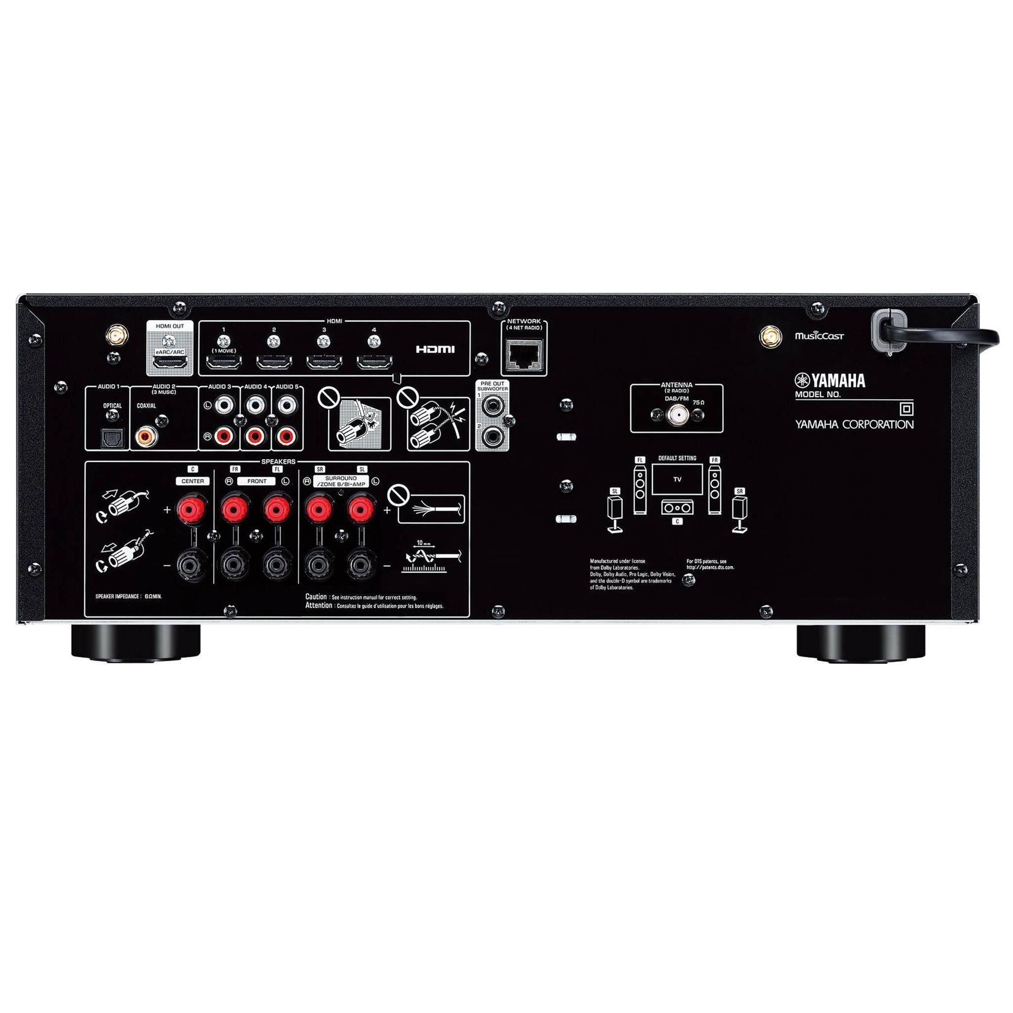 Yamaha RX-V4A - 5.2 Channel AV Receiver Yamaha RX-V4A - 5.2 Channel AV Receiver, Yamaha, AV Receiver - AVStore.in