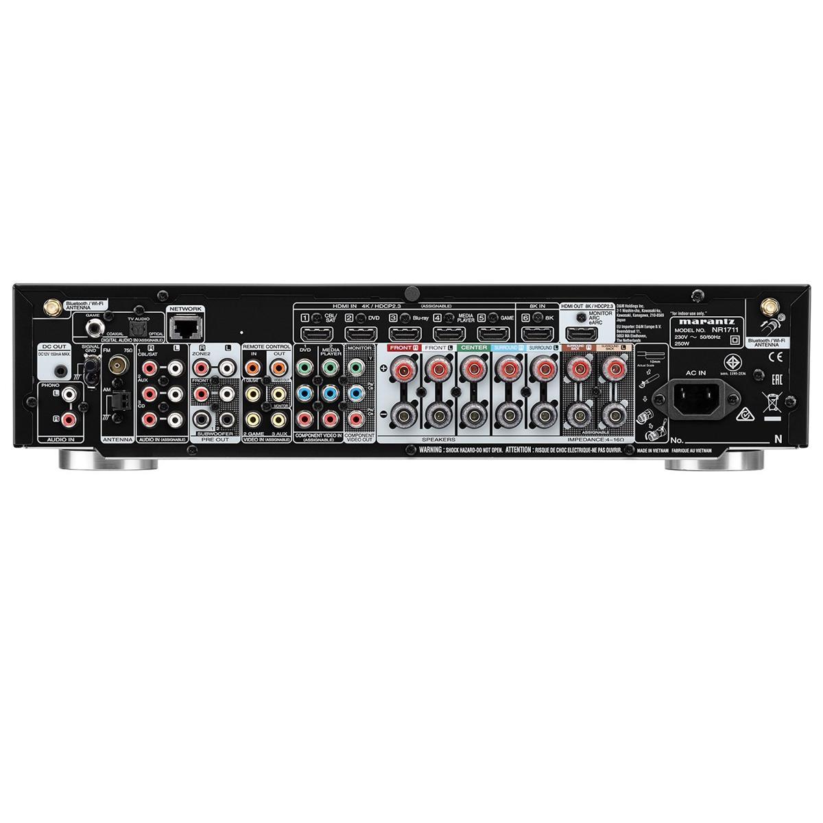 Marantz NR1711 - 7.2 Channel 8K AV Receiver Marantz NR1711 - 7.2 Channel 8K AV Receiver, Marantz, AV Receiver - AVStore.in