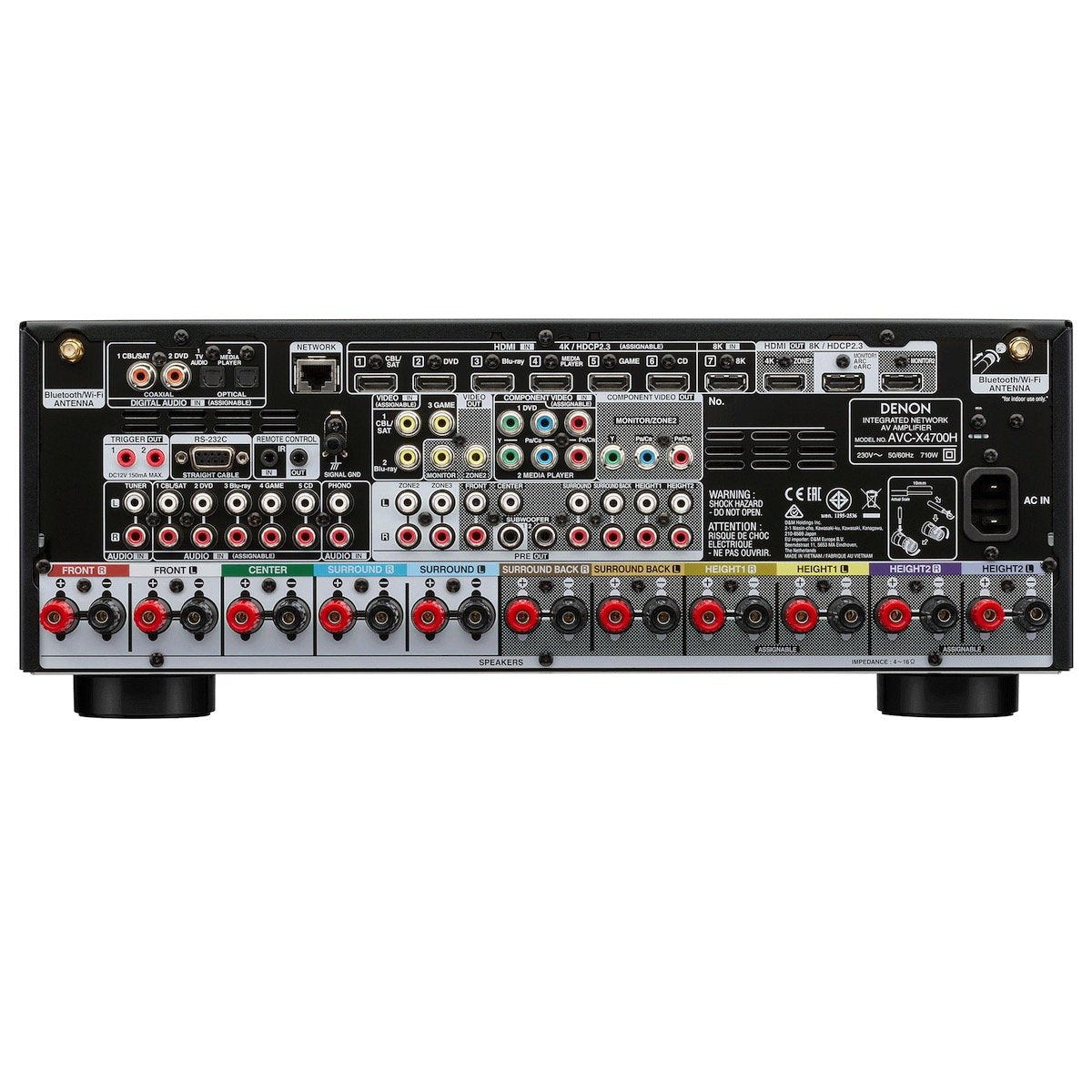 Denon AVC-X4700H - 9.2 Channel AV Receiver Denon AVC-X4700H - 9.2 Channel AV Receiver - AVStore.in