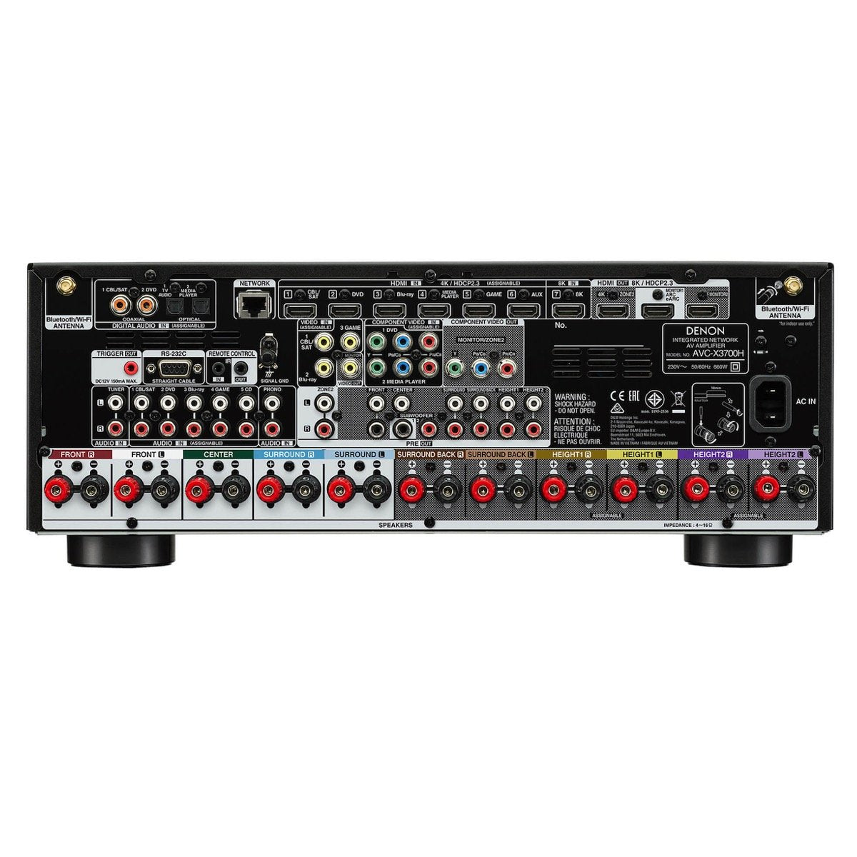 Denon AVC-X3700H - 9.2 Channel AV Receiver Denon AVC-X3700H - 9.2 Channel AV Receiver - AVStore.in