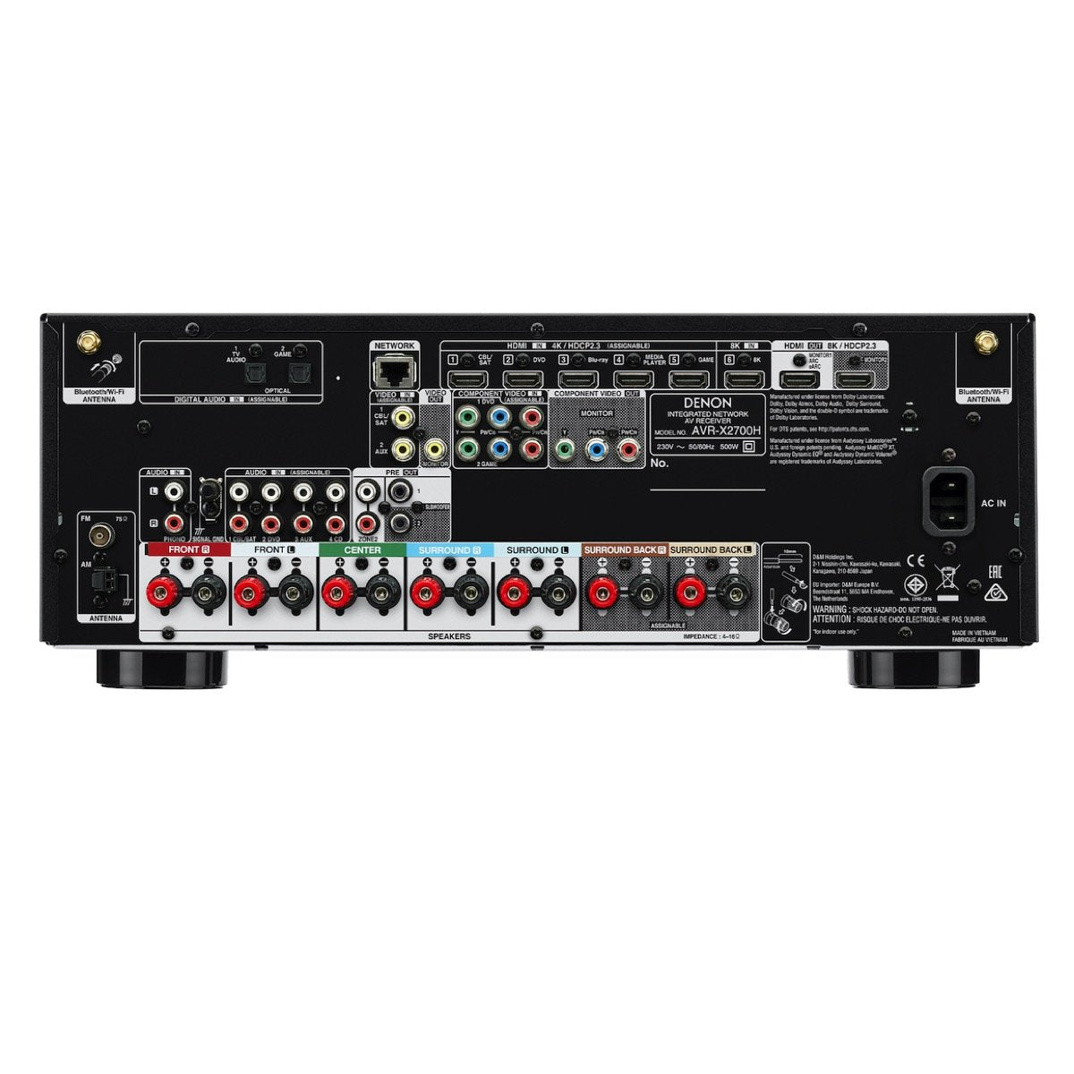 Denon AVR-X2700H - 7.2 Channel AV Receiver Denon AVR-X2700H - 7.2 Channel AV Receiver - AVStore.in