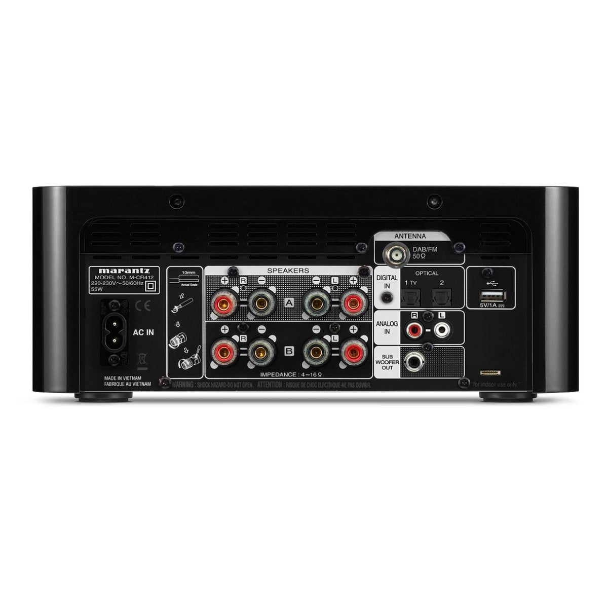 Marantz Melody M-CR412 - Bluetooth CD Receiver Marantz Melody M-CR412 - Bluetooth CD Receiver, Marantz, Integrated Amplifier - AVStore.in