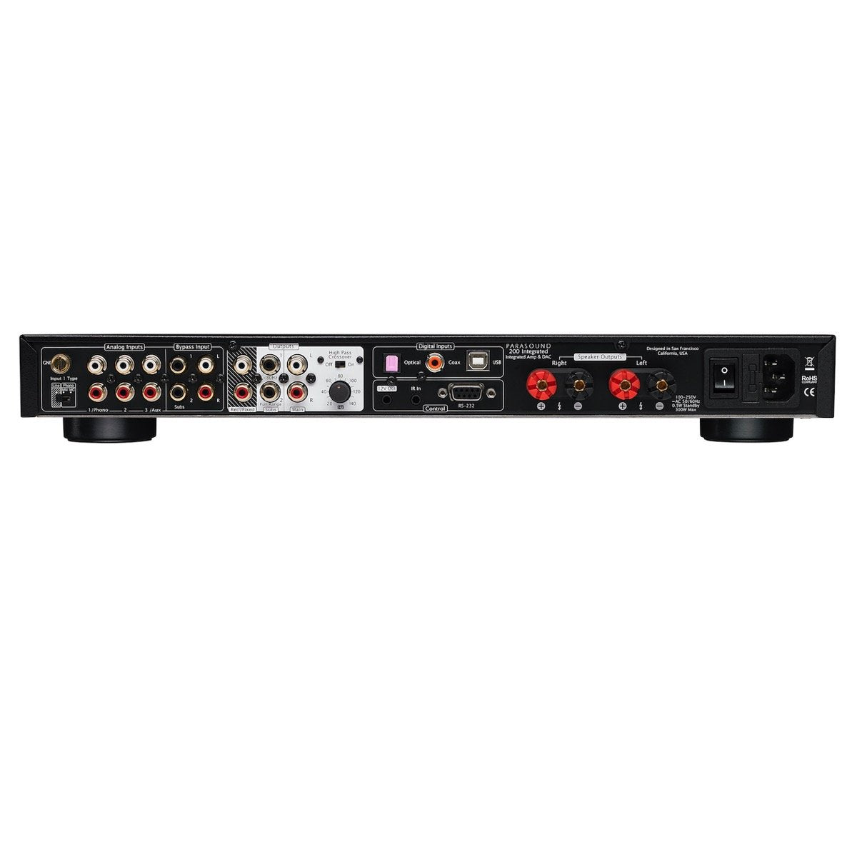 Parasound NewClassic 200 - Integrated Amplifier & DAC ParaSound NewClassic 200 - Integrated Amplifier & DAC - AVStore