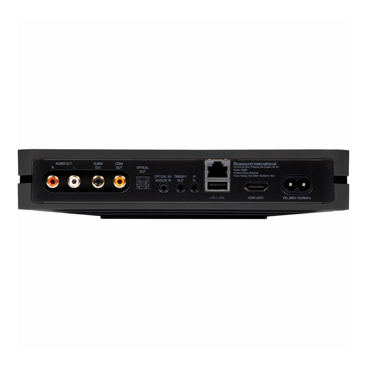 Bluesound Node - Wireless Multi-Room Hi-Res Music Streamer - Auratech LLC