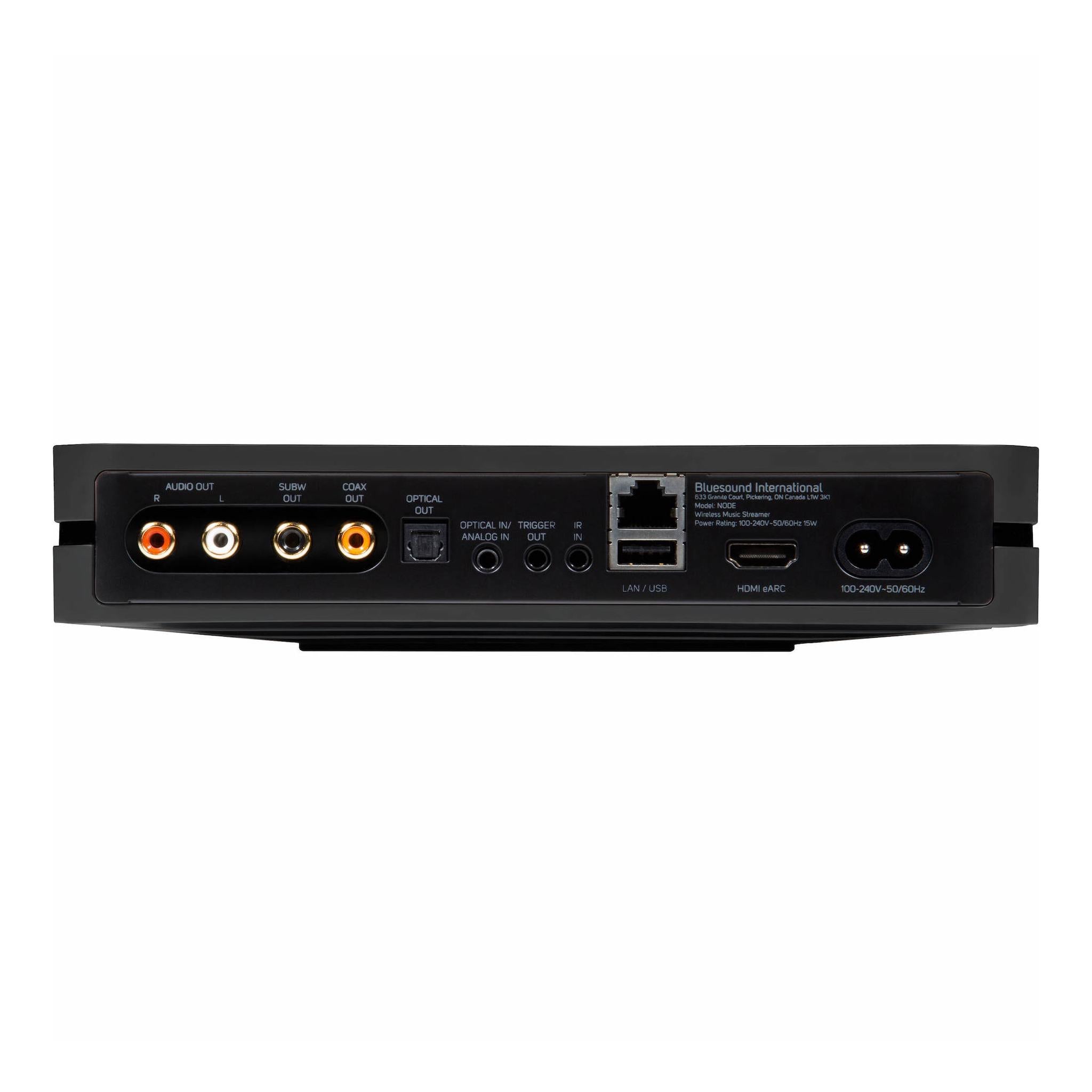 Bluesound Node - (N132) Wireless Multi-Room Hi-Res Music Streamer Bluesound Node - Wireless Multi-Room Hi-Res Music Streamer - Auratech LLC