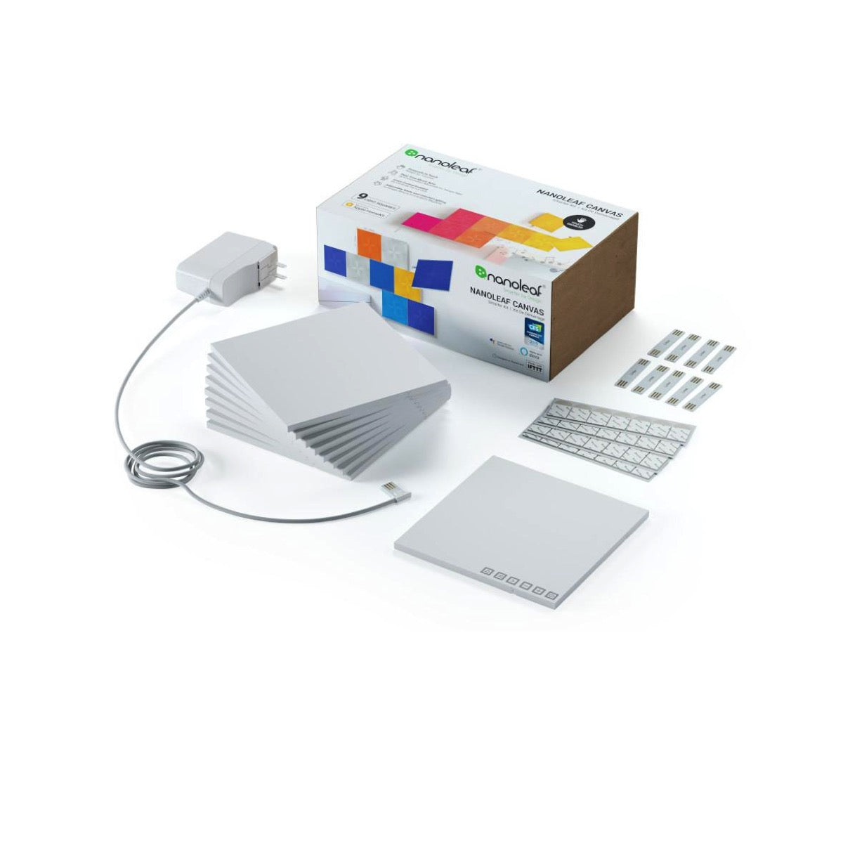 Nanoleaf Canvas Starter Kit - 9 Panels Nanoleaf Canvas Starter Kit - 9 Panels - Auratech LLC