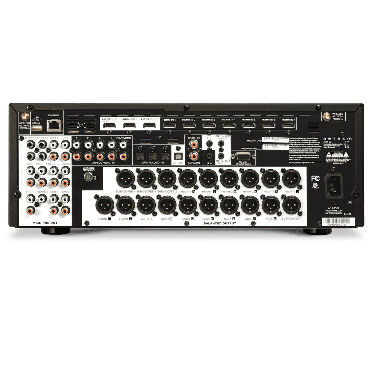 Anthem AVM 90 - 15.4 Channel AV Processor - Auratech LLC