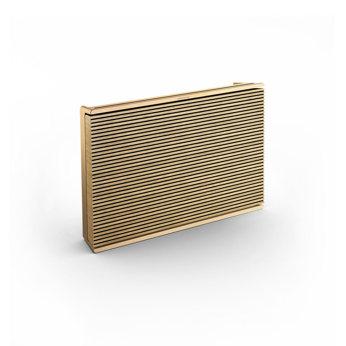 Bang & Olufsen Beosound Level - Wireless Speaker - Gold Tone - Front View - Auratech LLC #color_gold tone