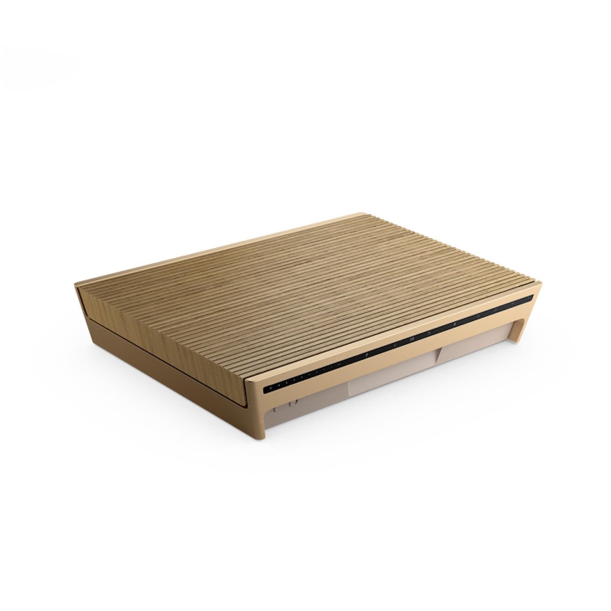 Bang & Olufsen Beosound Level - Wireless Speaker - Gold Tone - Lying Flat - Auratech LLC #color_gold tone