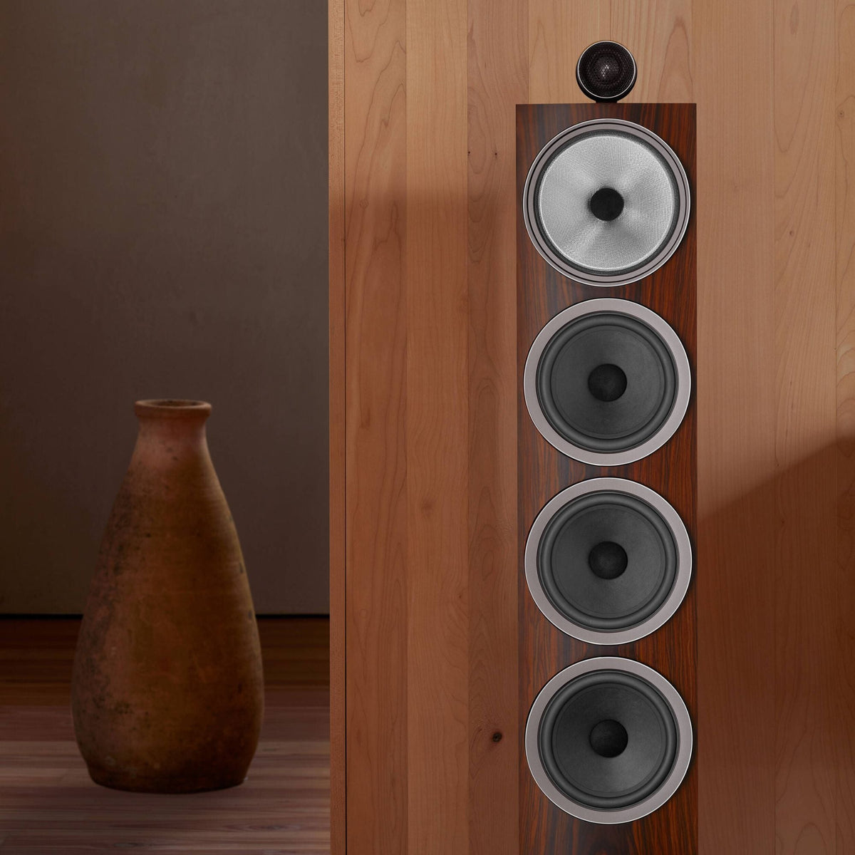 Bowers & Wilkins 702 S3 - Floor Standing Speaker - Pair - Mocha - Auratech LLC #color_mocha