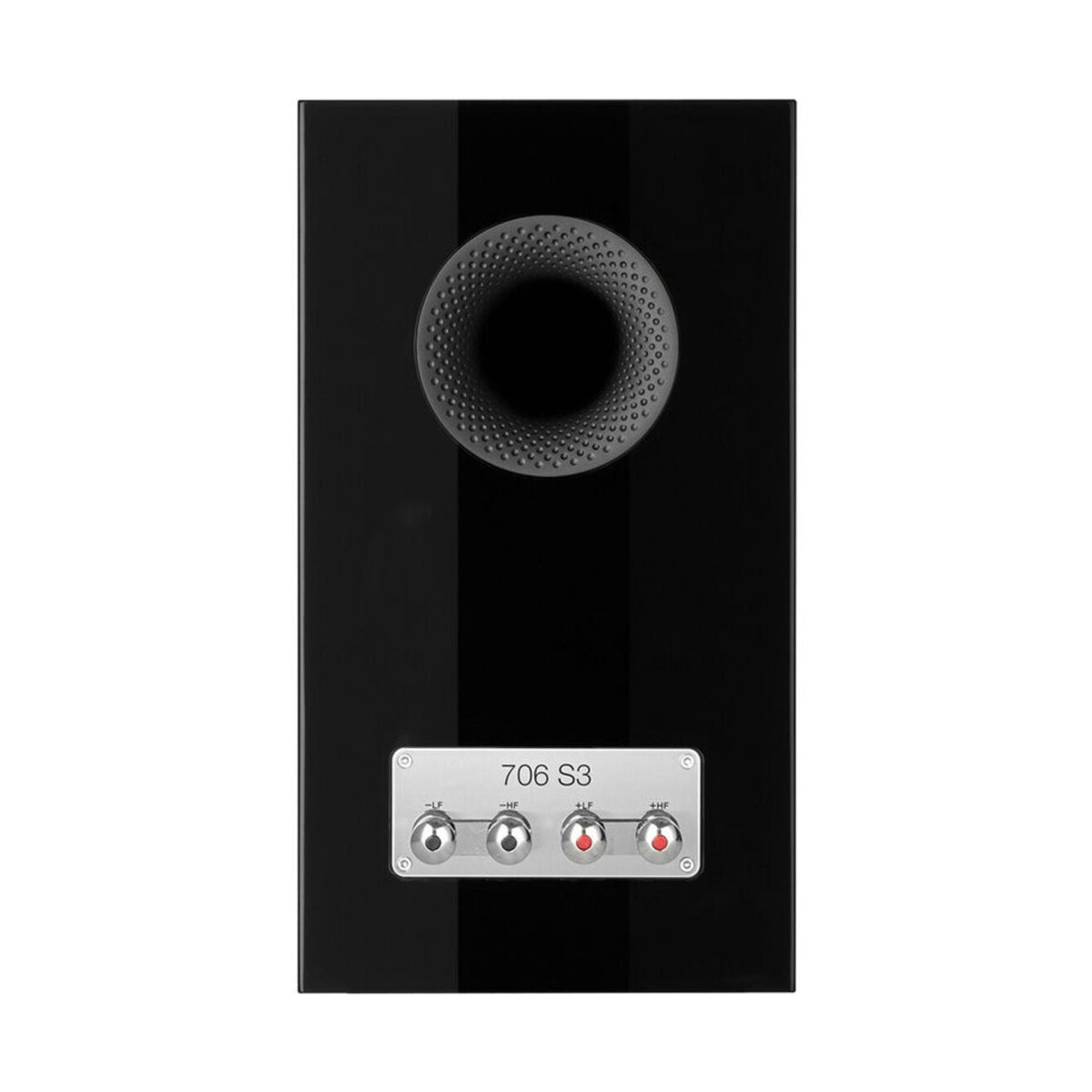 Bowers & Wilkins 706 S3 - Bookshelf Speaker - Pair - Gloss Black - Auratech LLC #color_gloss black